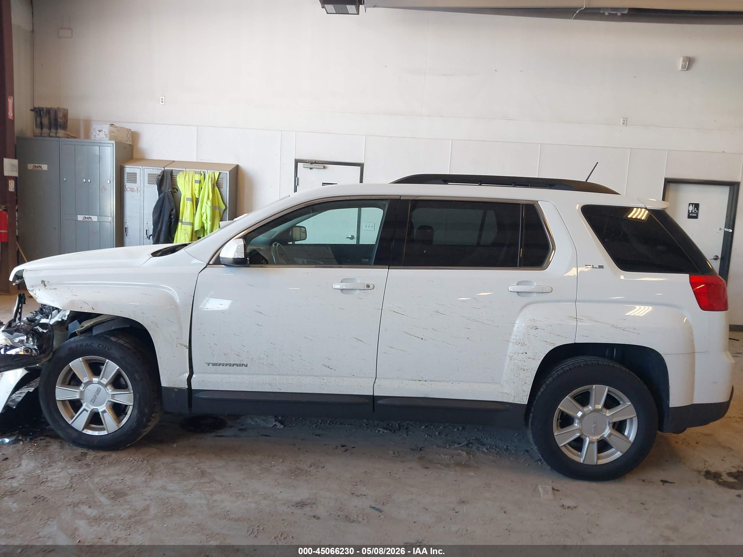 2013 Gmc Terrain Sle-2 White vin: 2GKALSEK6D6356312