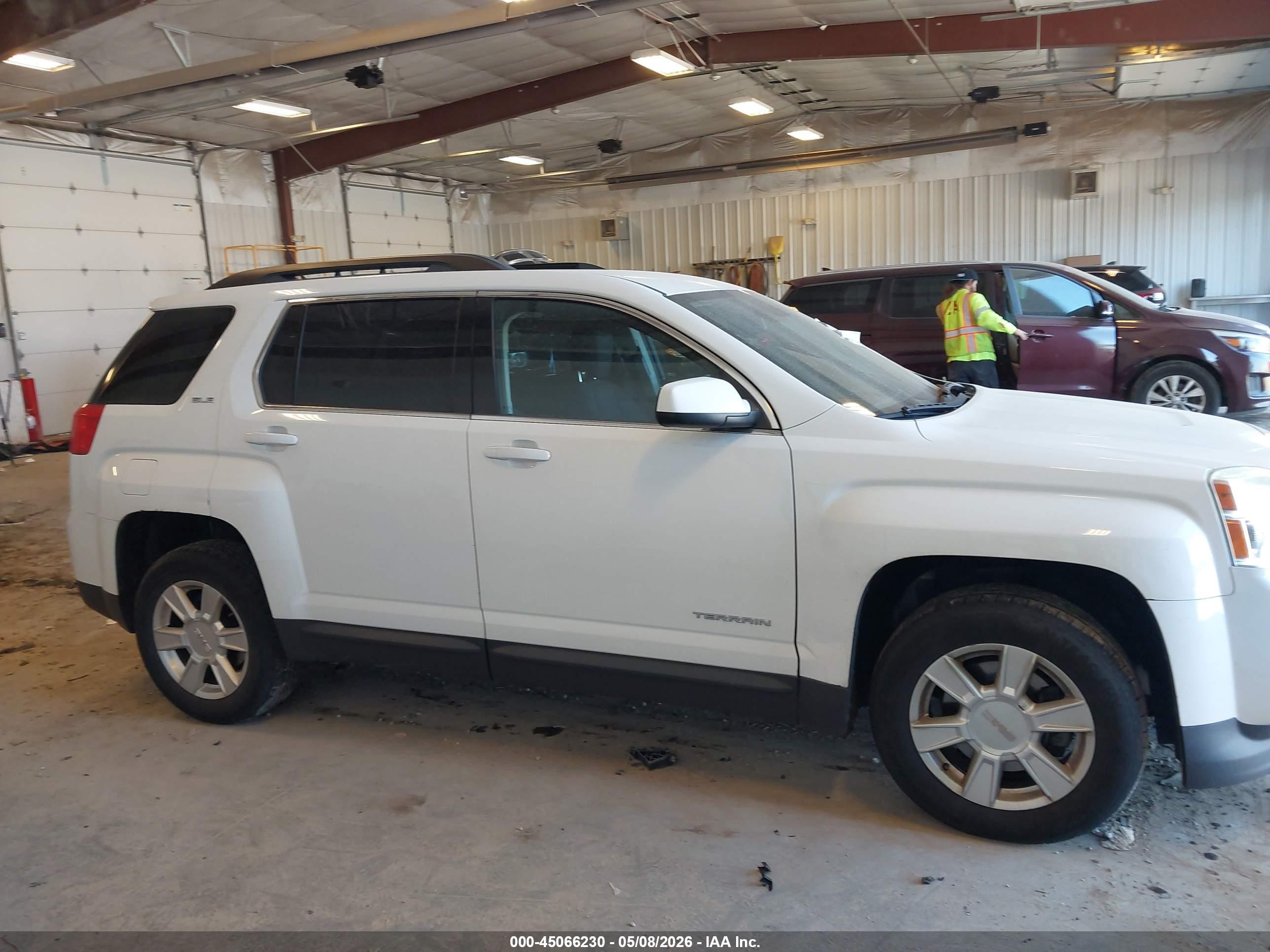 2013 Gmc Terrain Sle-2 White vin: 2GKALSEK6D6356312