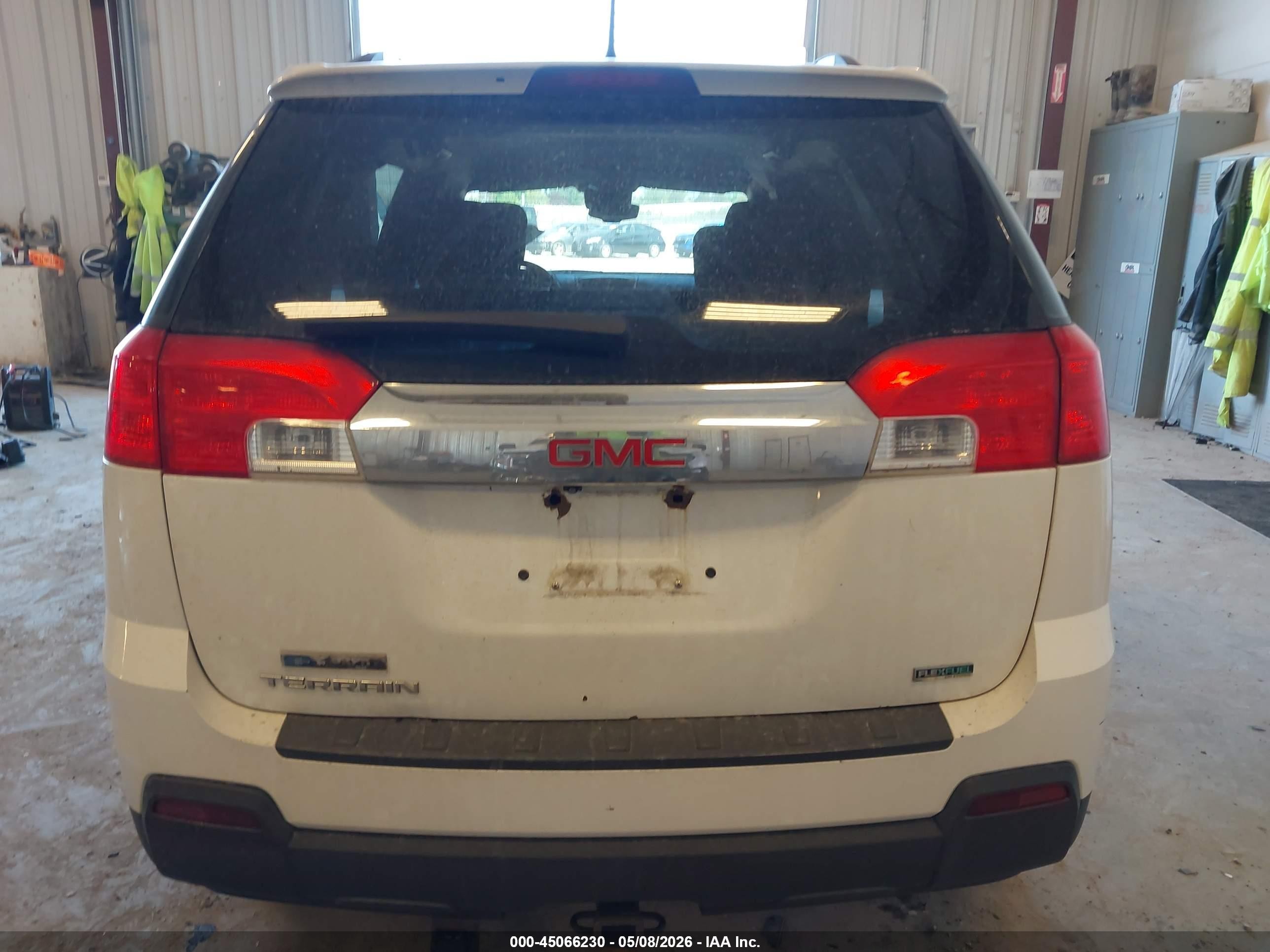 2013 Gmc Terrain Sle-2 White vin: 2GKALSEK6D6356312