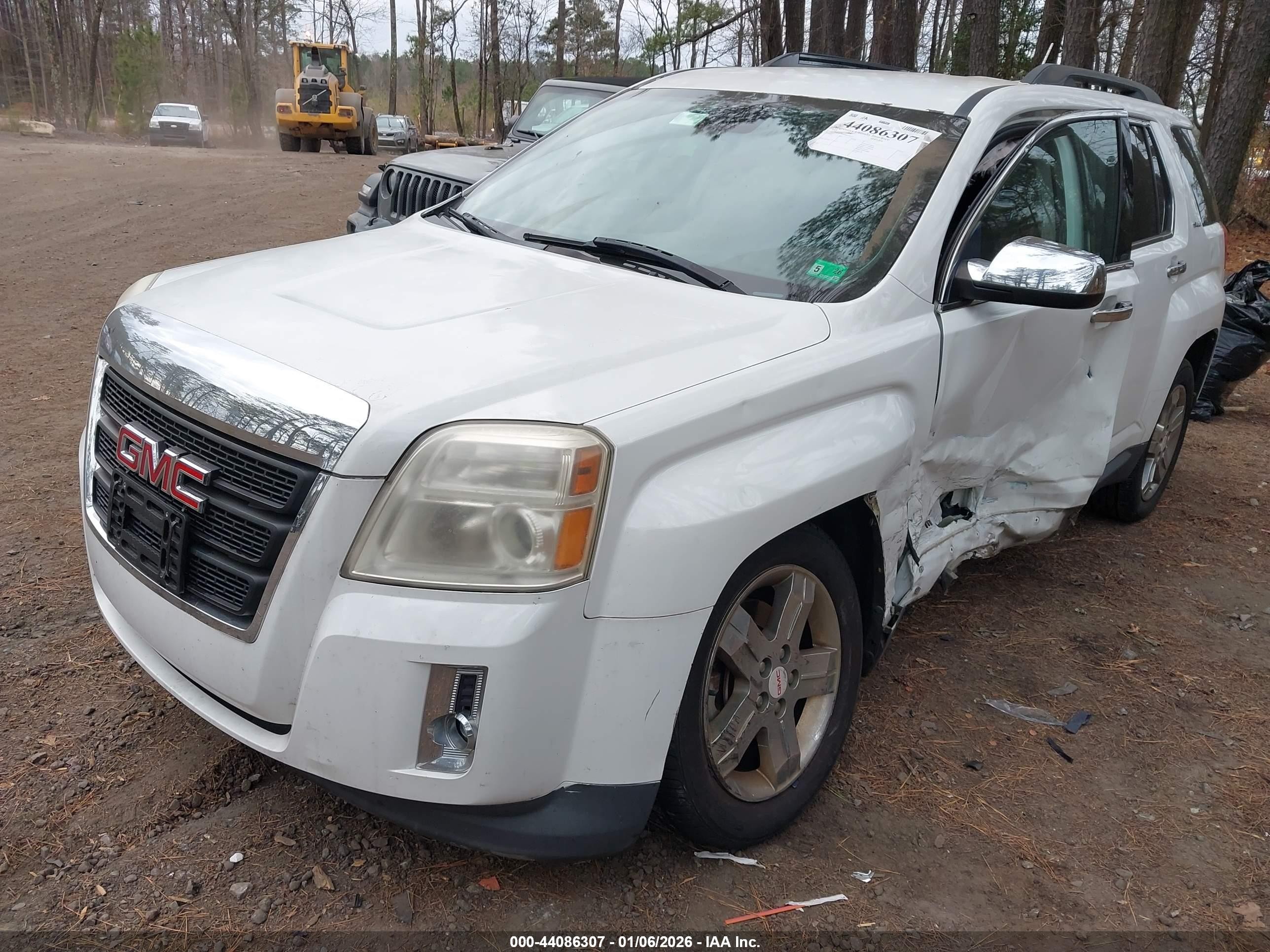 2013 Gmc Terrain Sle-2 Белый vin: 2GKALSEK6D6374373