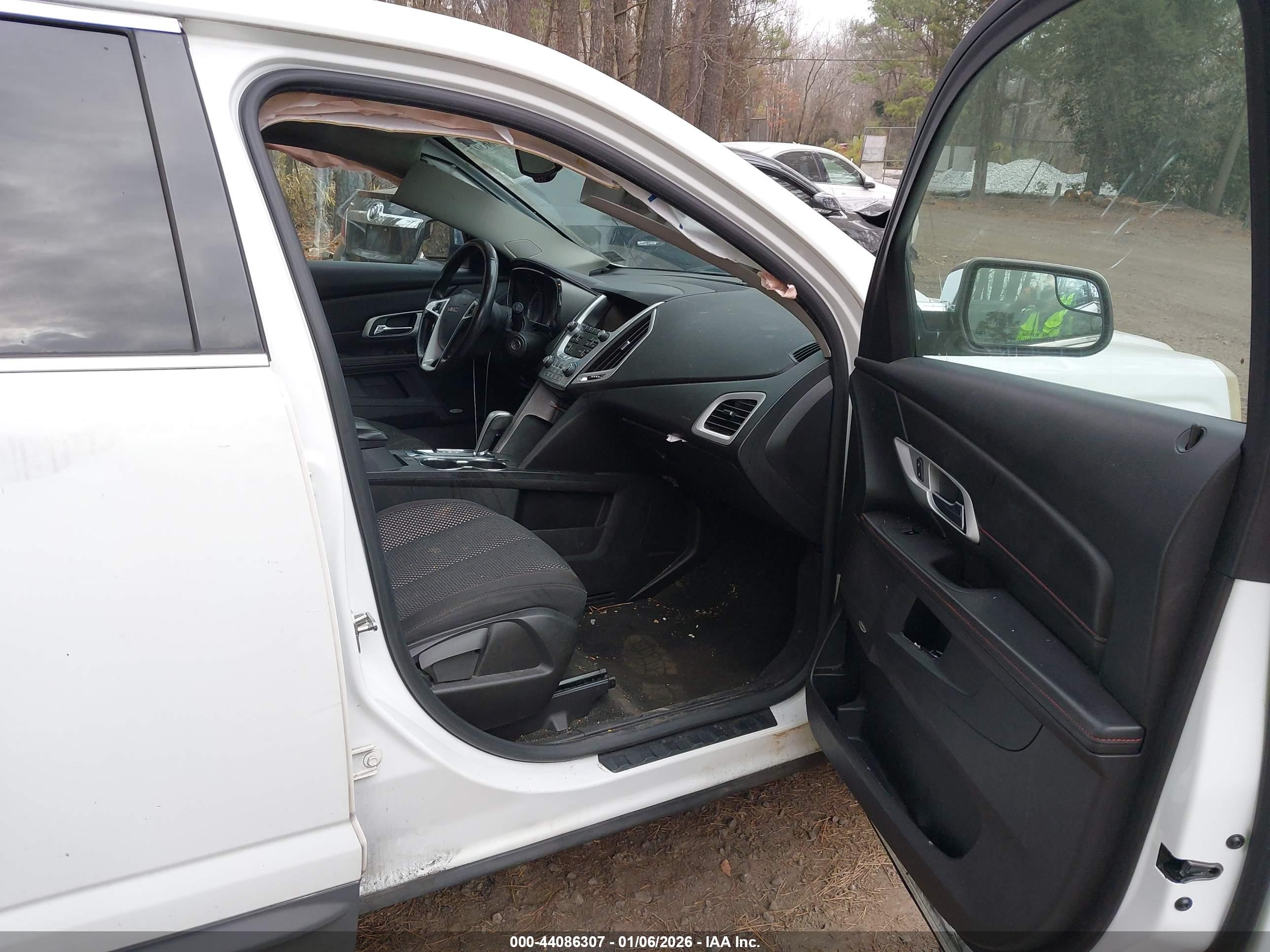 2013 Gmc Terrain Sle-2 Белый vin: 2GKALSEK6D6374373