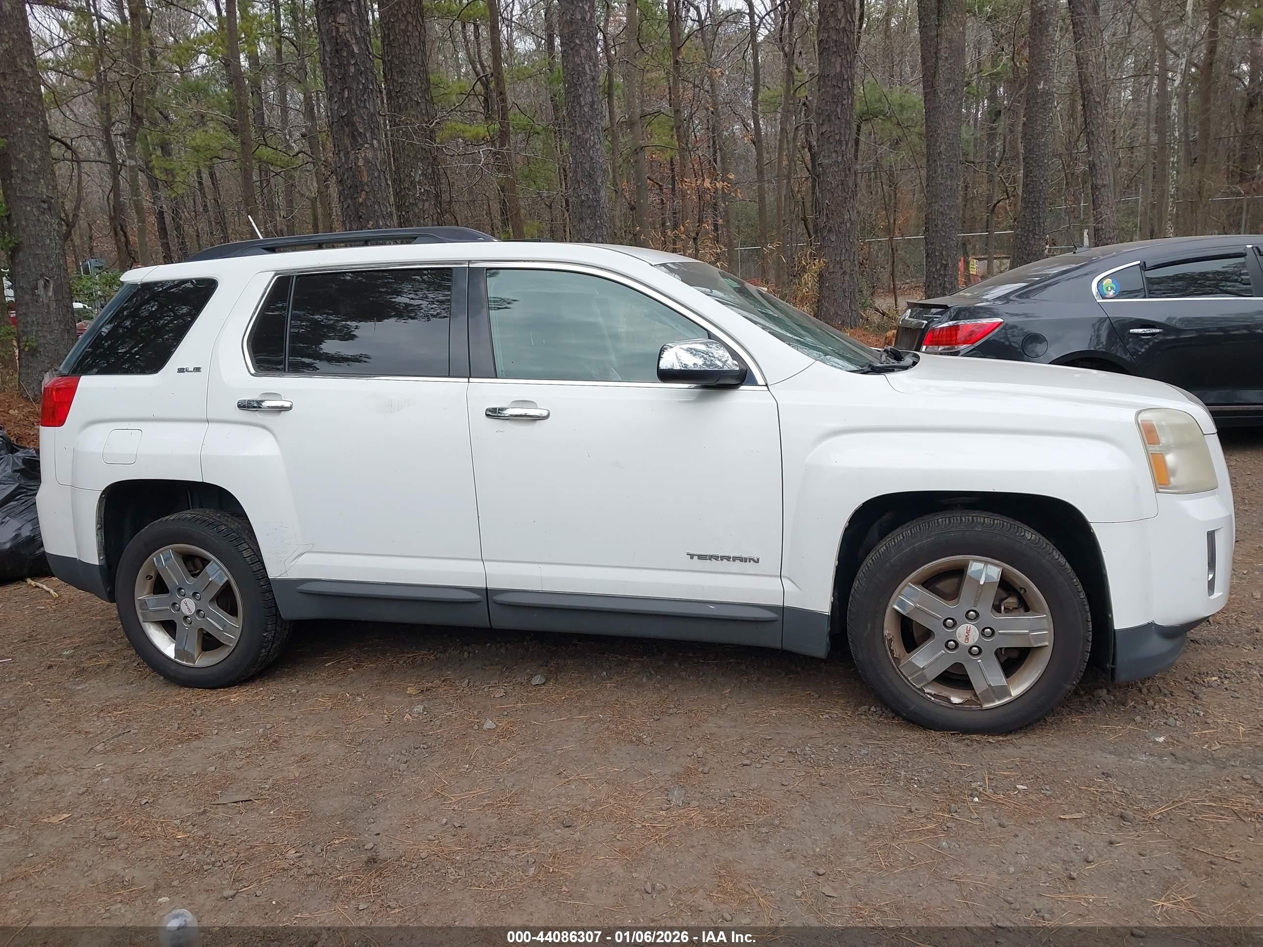 2013 Gmc Terrain Sle-2 Белый vin: 2GKALSEK6D6374373