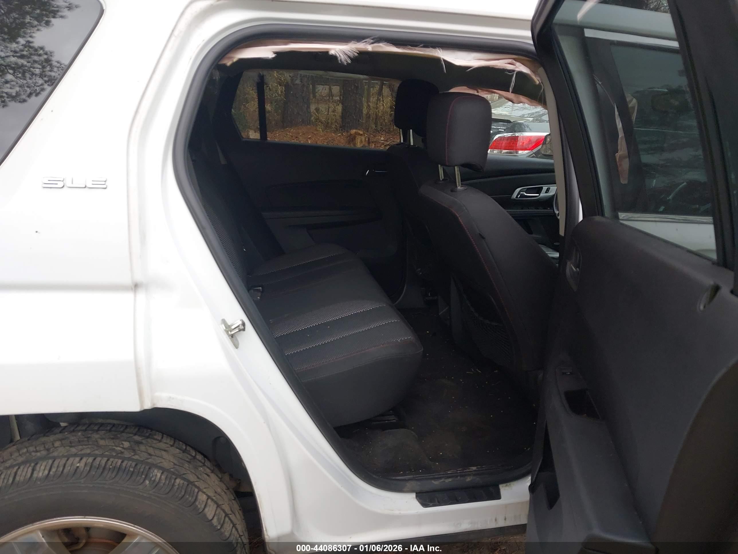 2013 Gmc Terrain Sle-2 Белый vin: 2GKALSEK6D6374373