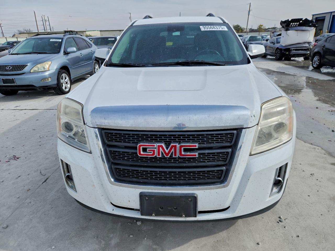 2013 Gmc Terrain Sle White vin: 2GKALSEK6D6396616