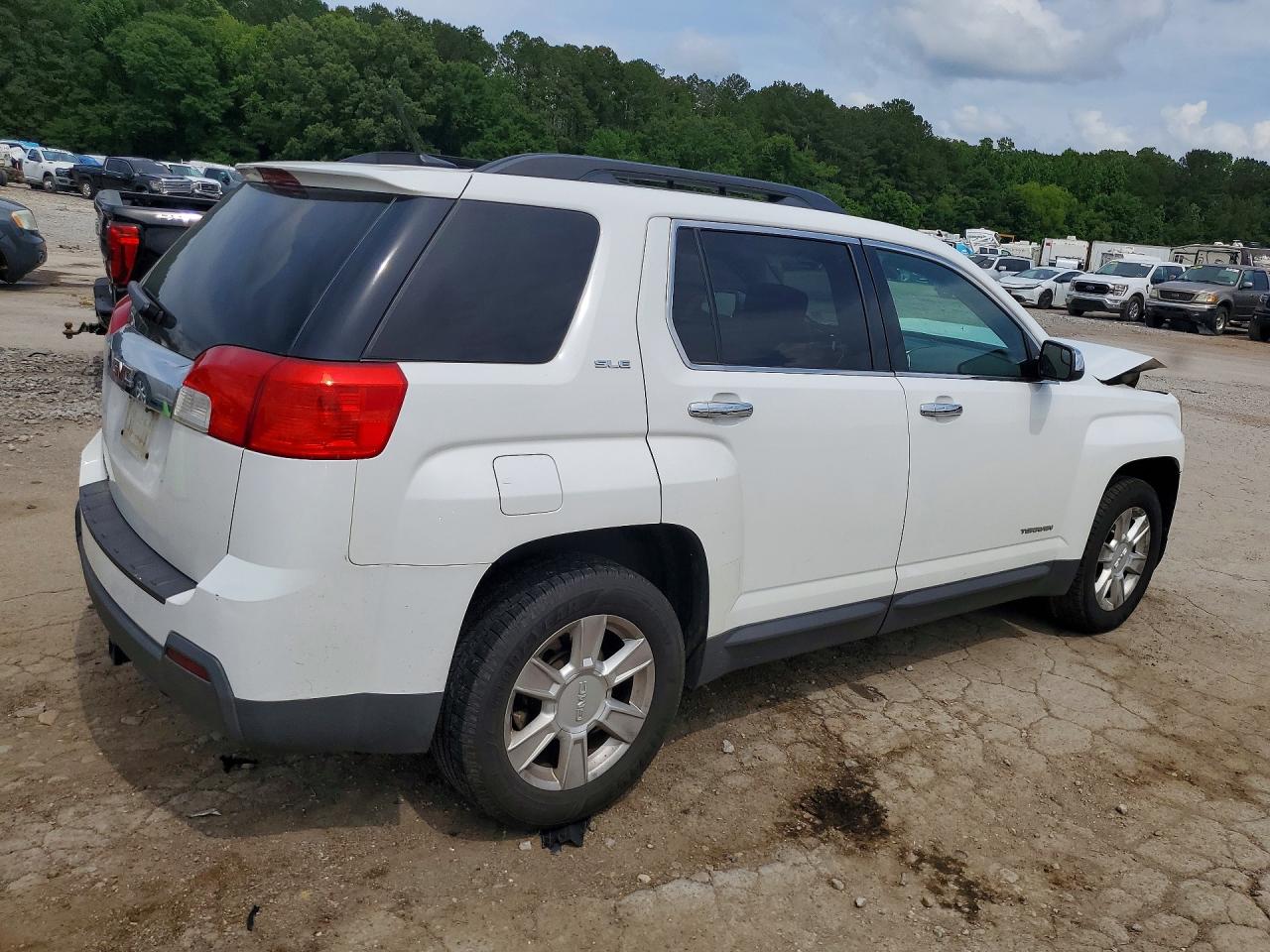 2013 Gmc Terrain Sle White vin: 2GKALSEK6D6415617