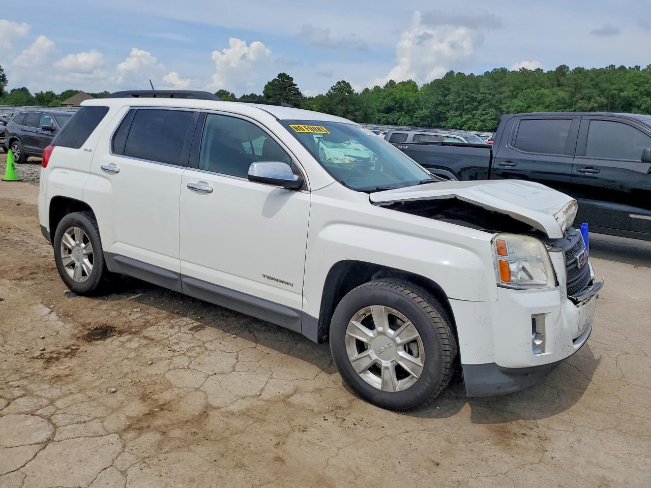 2013 Gmc Terrain Sle White vin: 2GKALSEK6D6415617