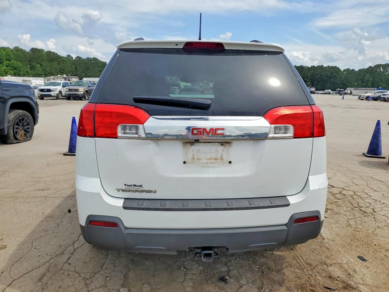 2013 Gmc Terrain Sle White vin: 2GKALSEK6D6415617