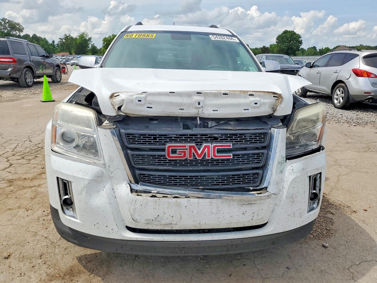 2013 Gmc Terrain Sle White vin: 2GKALSEK6D6415617