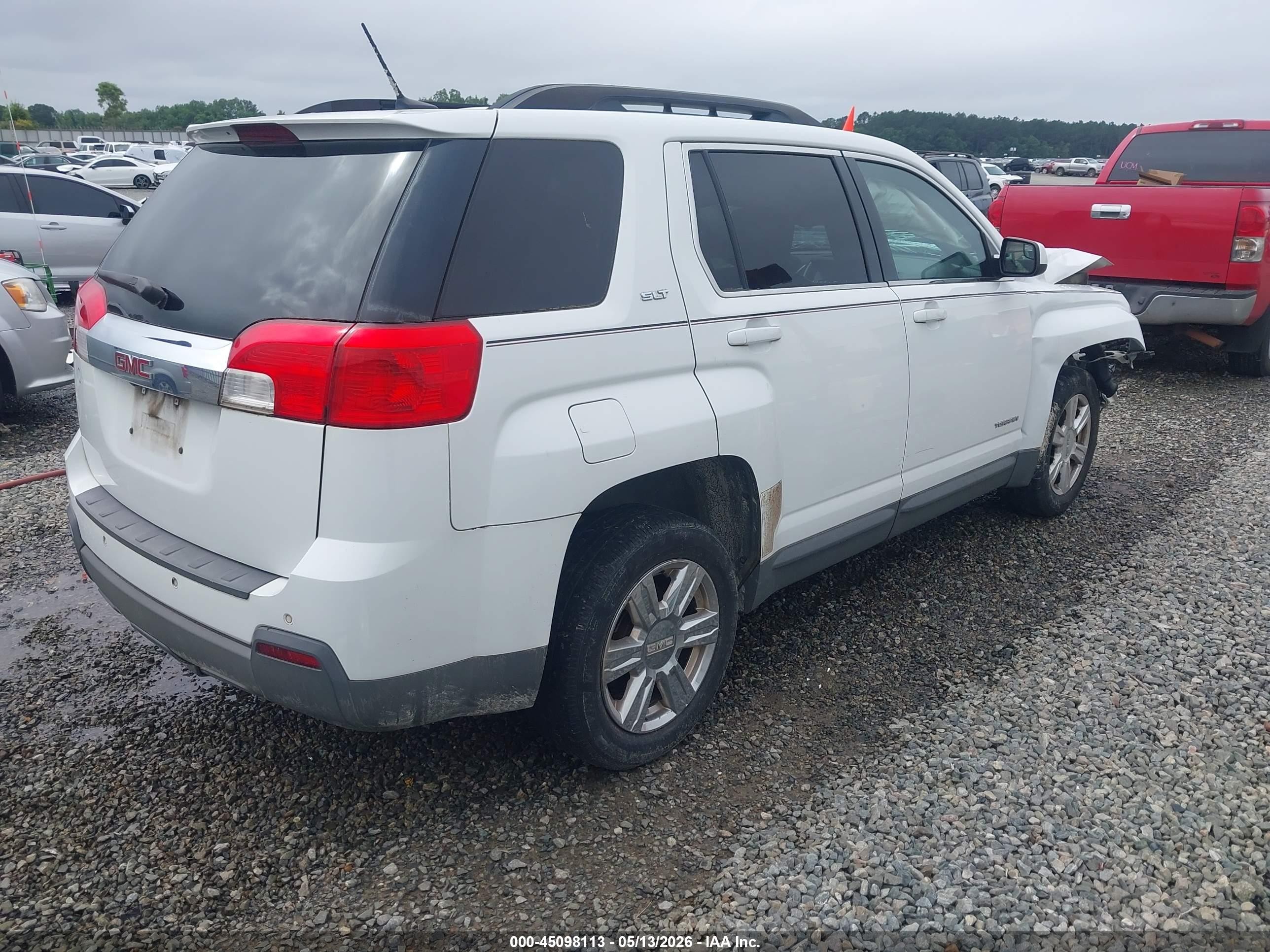 2014 Gmc Terrain Slt-1 White vin: 2GKALSEK6E6229805
