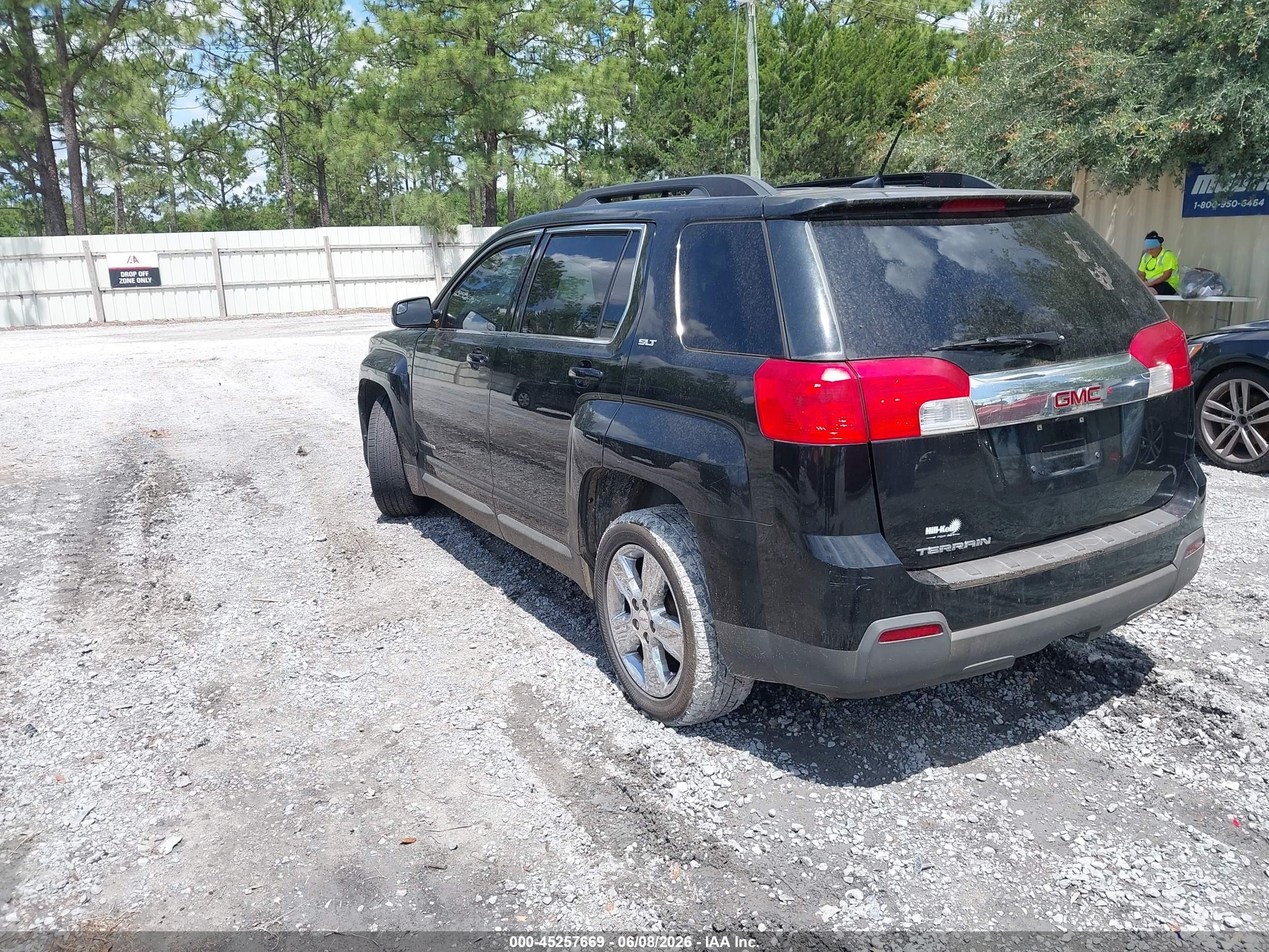 2014 Gmc Terrain Slt-1 Black vin: 2GKALSEK6E6259810