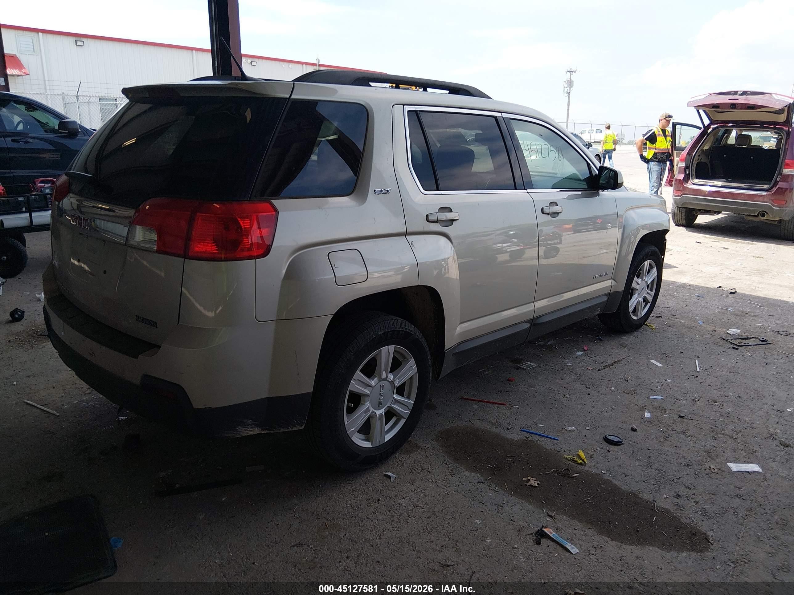 2014 Gmc Terrain Slt-1 Gold vin: 2GKALSEK6E6274100