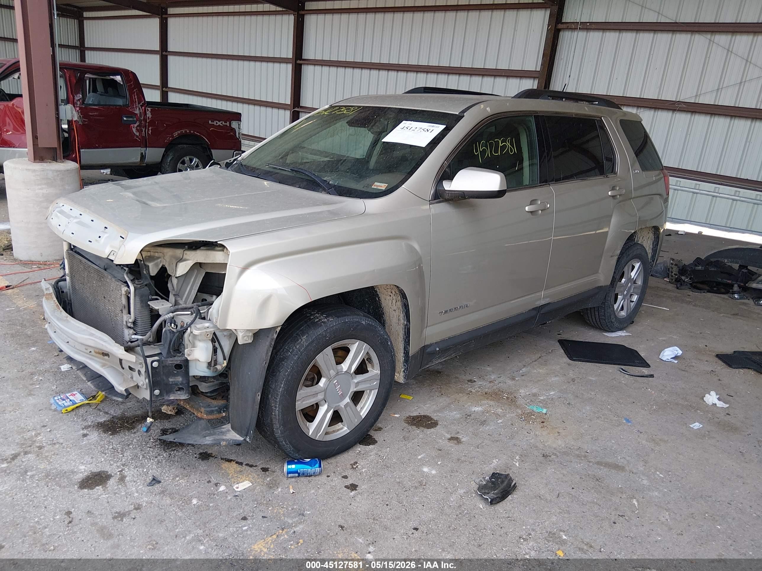 2014 Gmc Terrain Slt-1 Gold vin: 2GKALSEK6E6274100