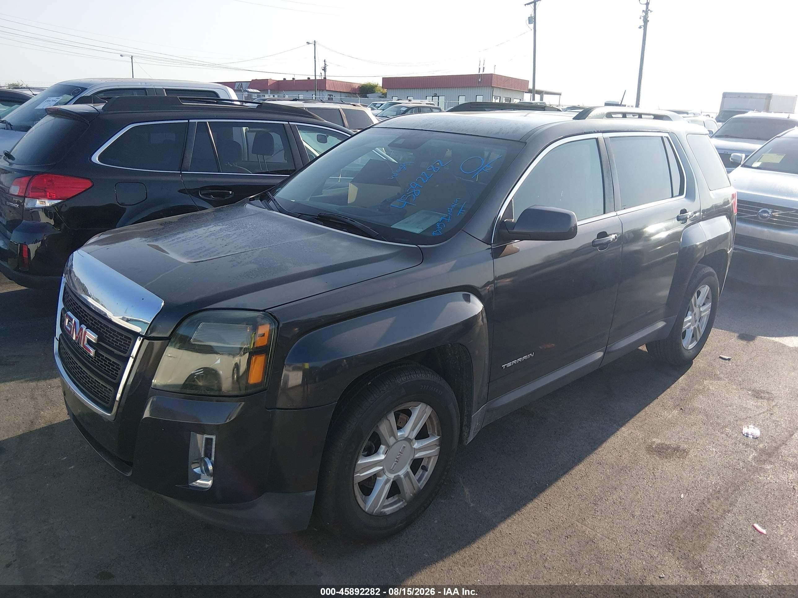 2015 Gmc Terrain Slt-1 Gray vin: 2GKALSEK6F6136428