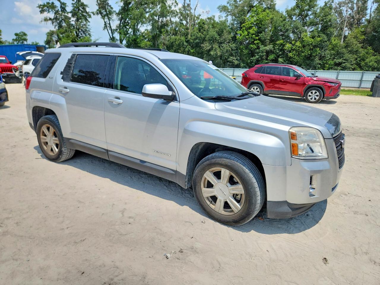 2015 Gmc Terrain Slt Silver vin: 2GKALSEK6F6307291