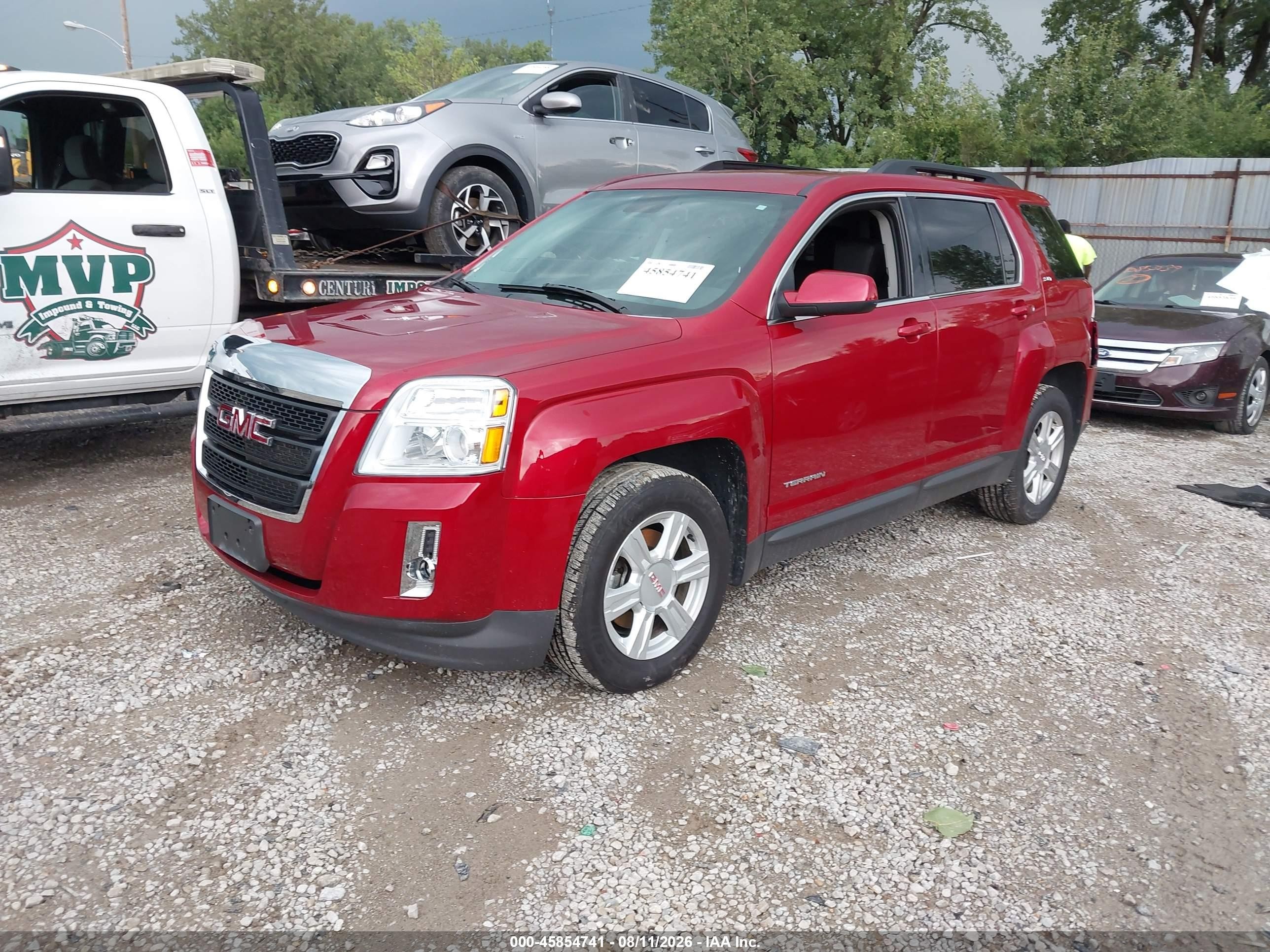 2015 Gmc Terrain Slt-1 Red vin: 2GKALSEK6F6347936