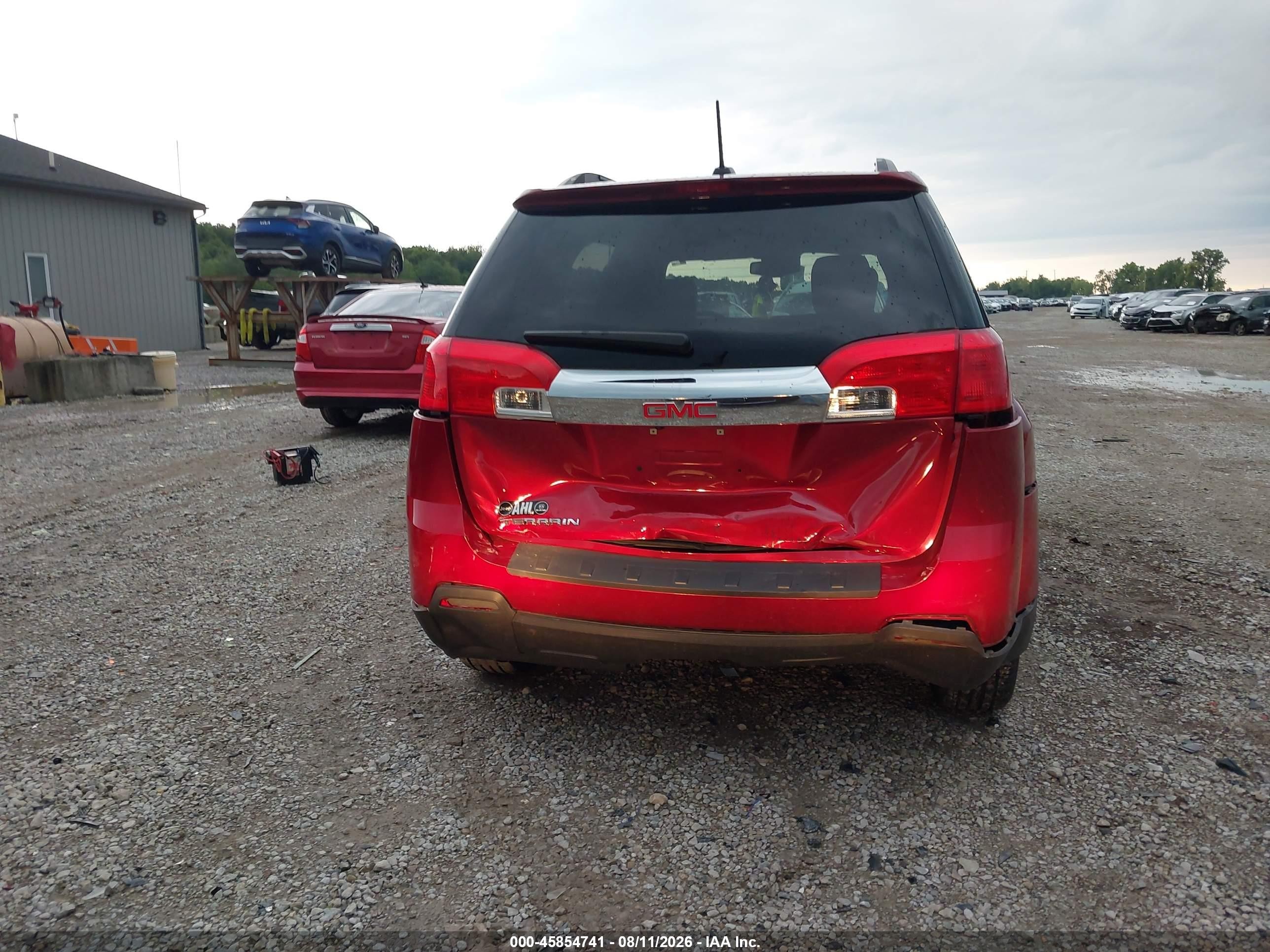 2015 Gmc Terrain Slt-1 Red vin: 2GKALSEK6F6347936