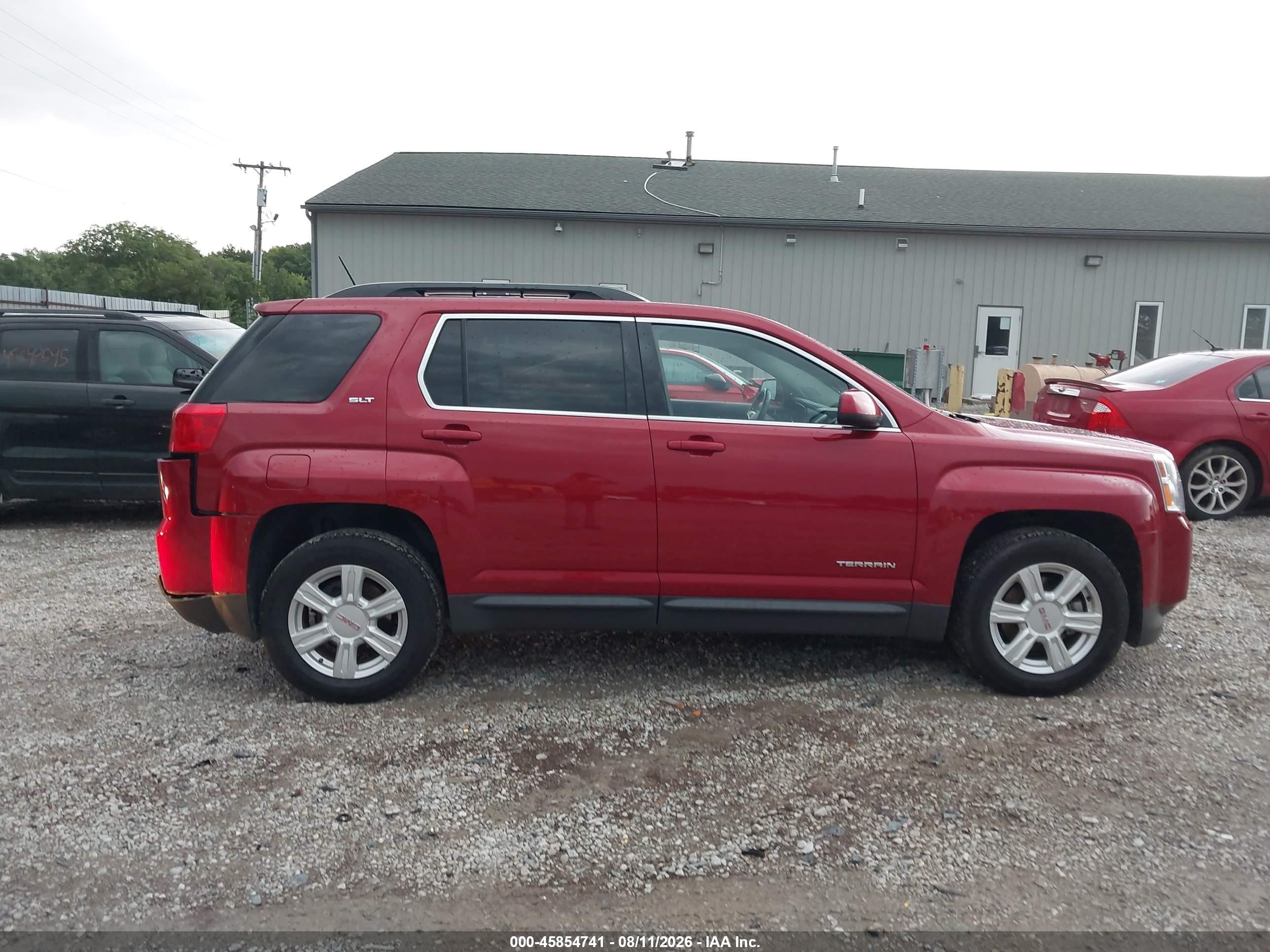 2015 Gmc Terrain Slt-1 Red vin: 2GKALSEK6F6347936
