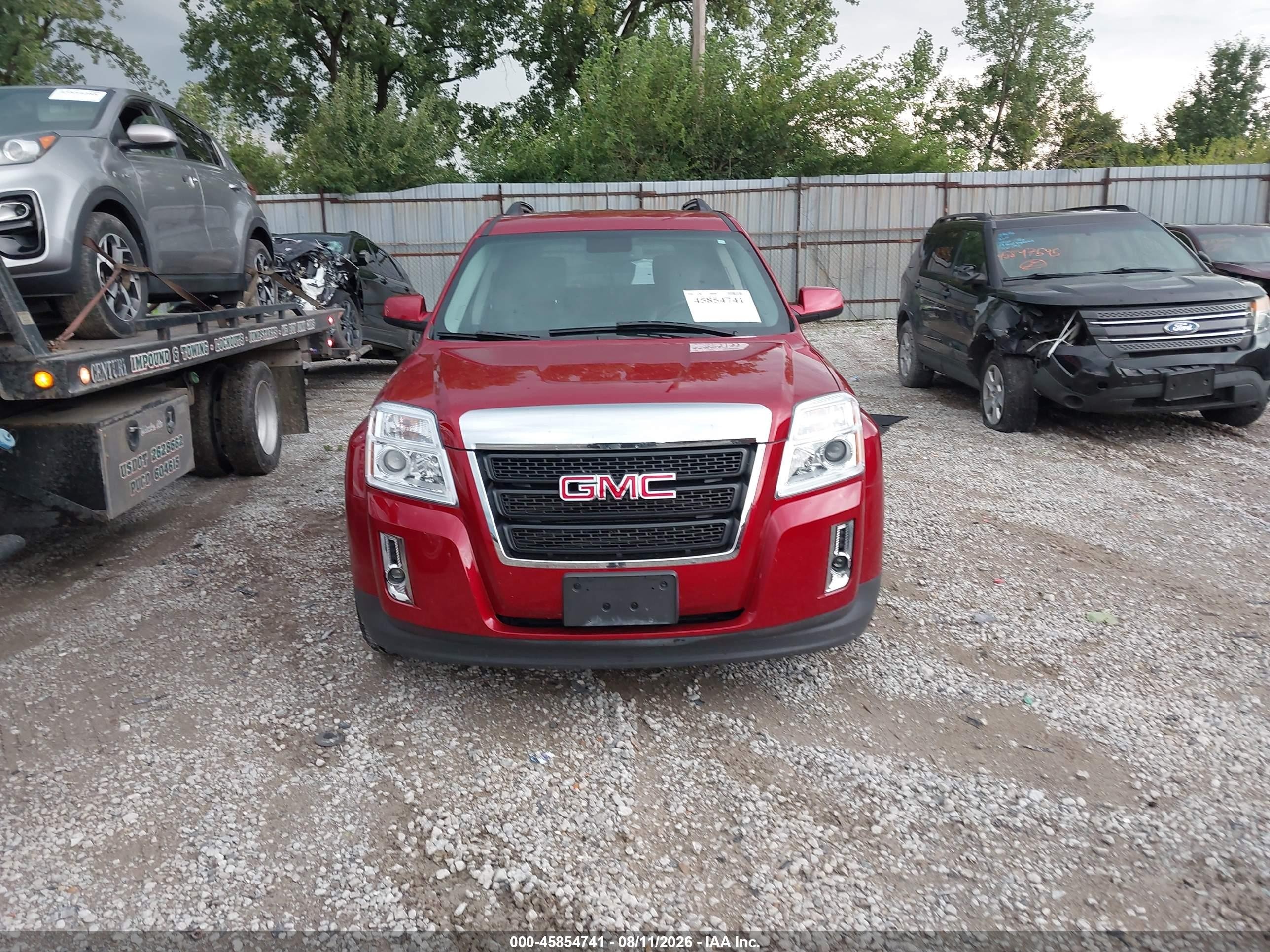 2015 Gmc Terrain Slt-1 Red vin: 2GKALSEK6F6347936