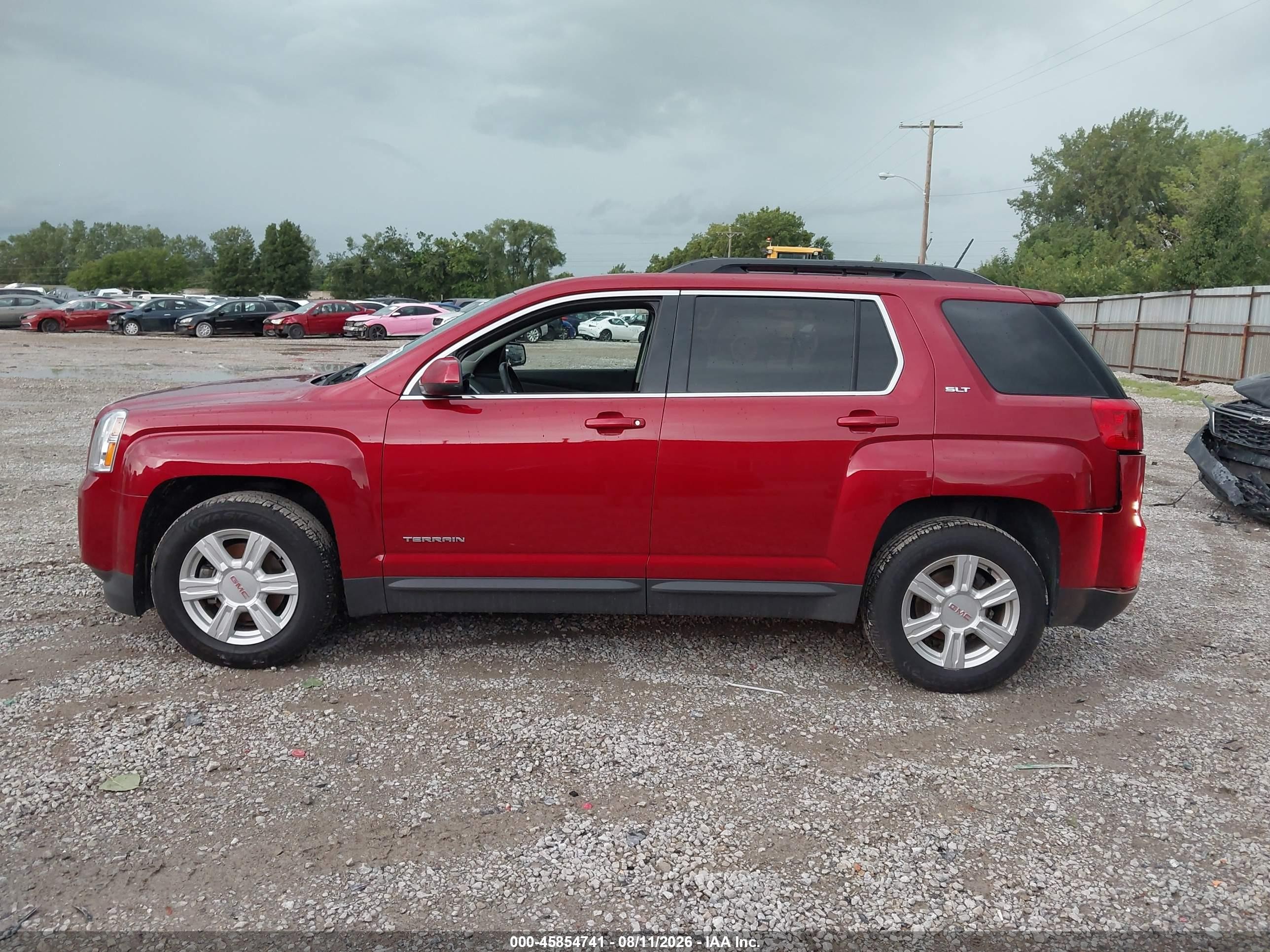 2015 Gmc Terrain Slt-1 Red vin: 2GKALSEK6F6347936