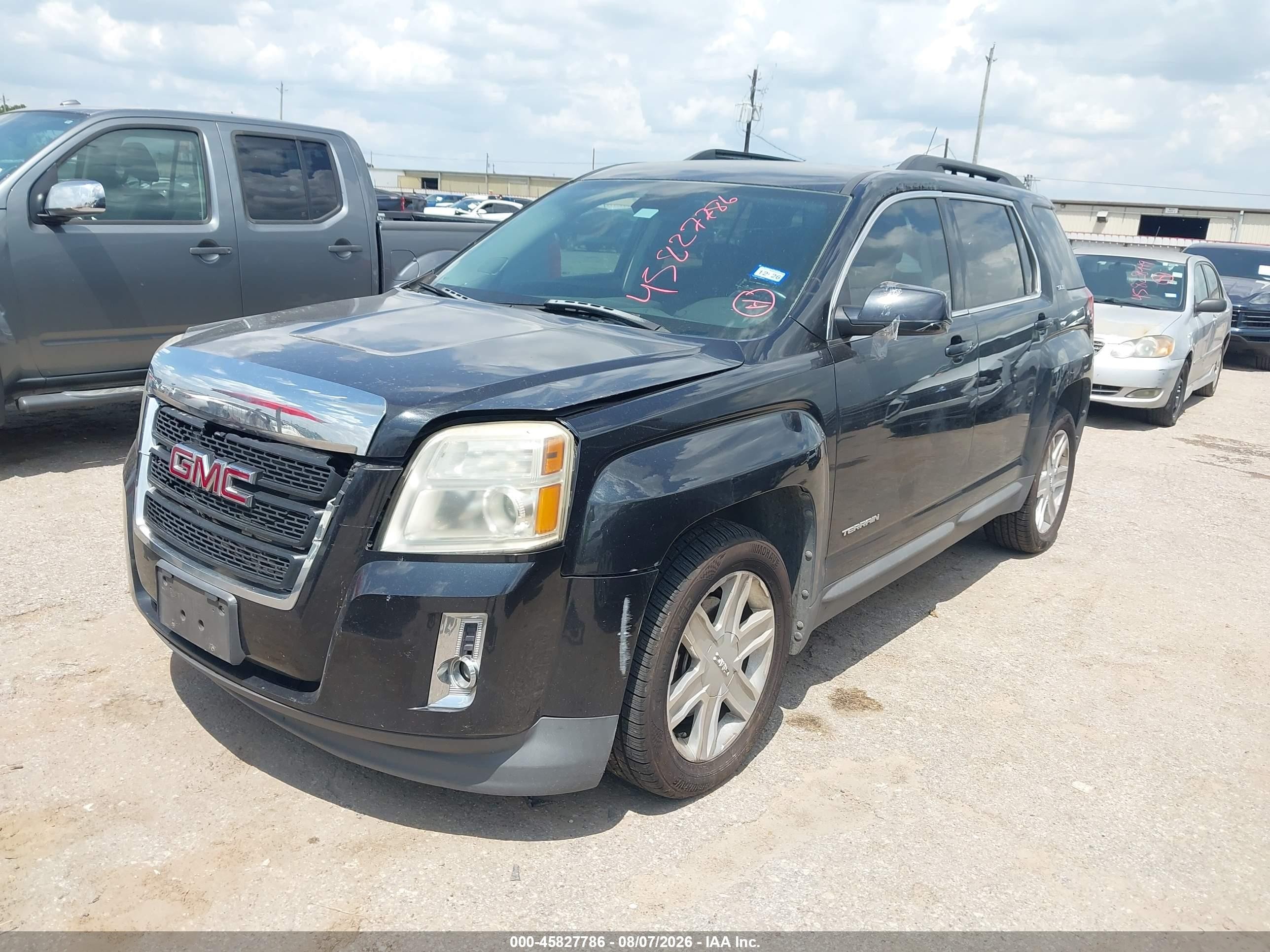 2012 Gmc Terrain Sle-2 Blue vin: 2GKALSEK7C6307778