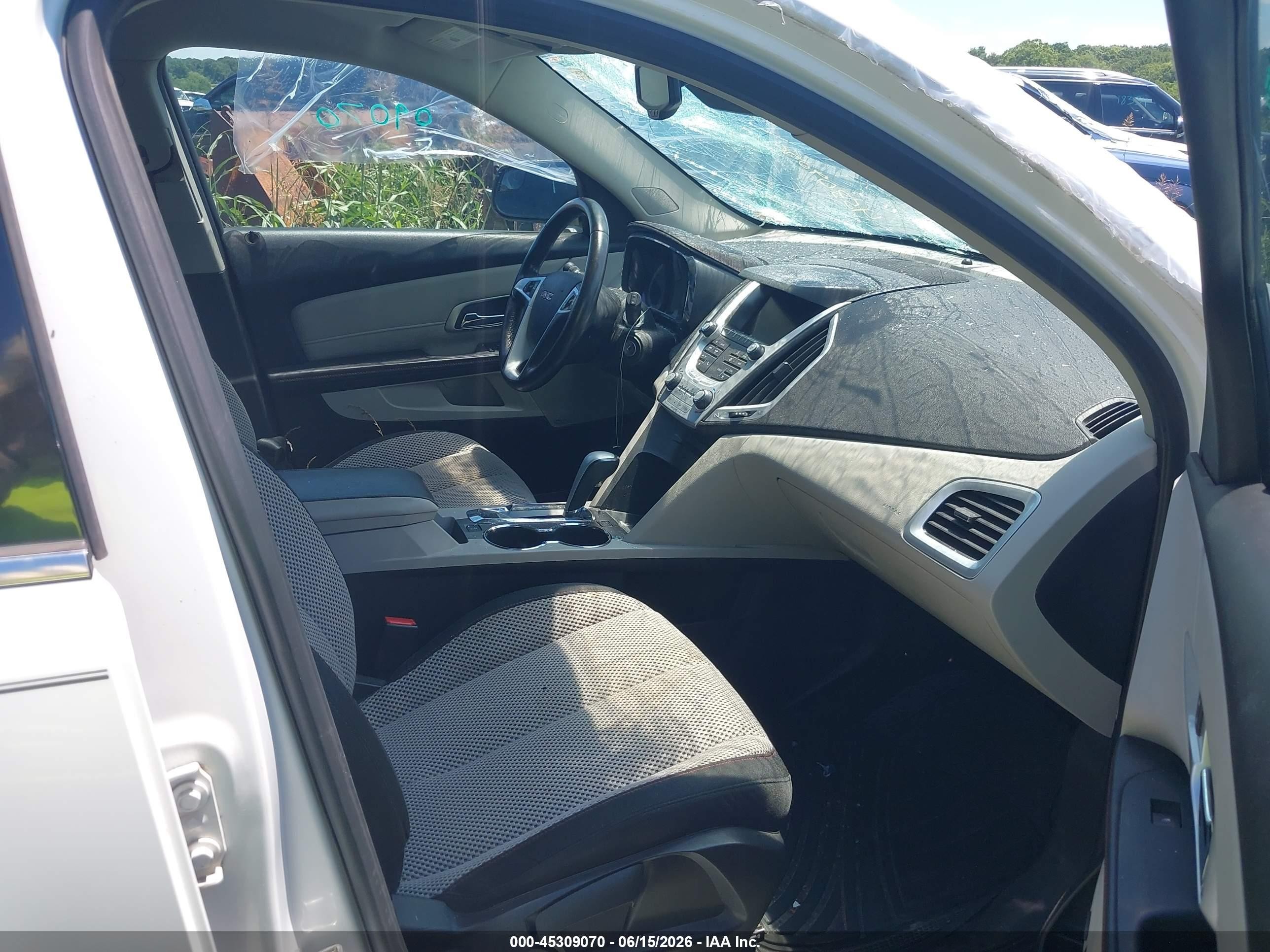 2013 Gmc Terrain Sle-2 White vin: 2GKALSEK7D6117108