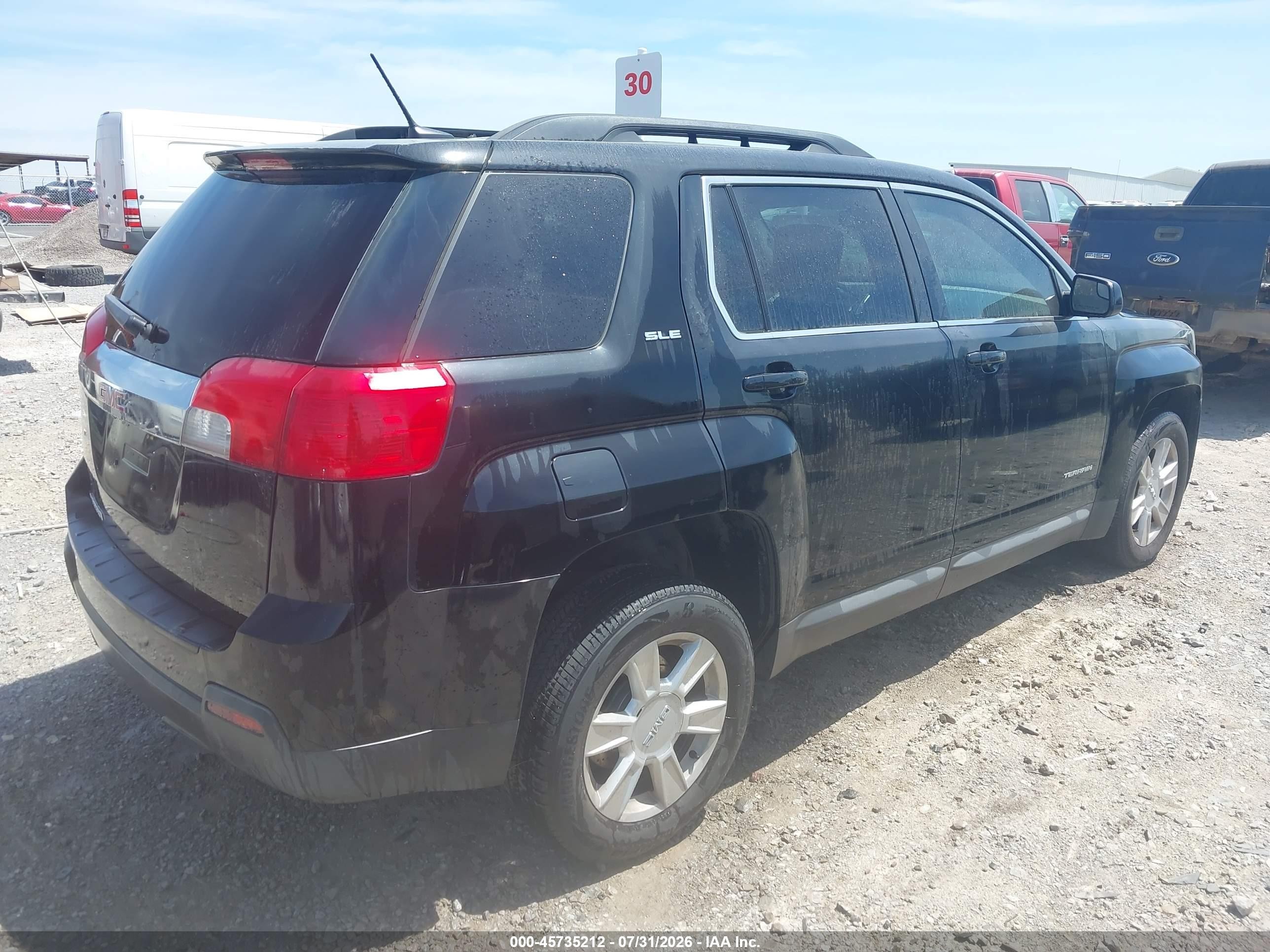 2013 Gmc Terrain Sle-2 Черный vin: 2GKALSEK7D6198353
