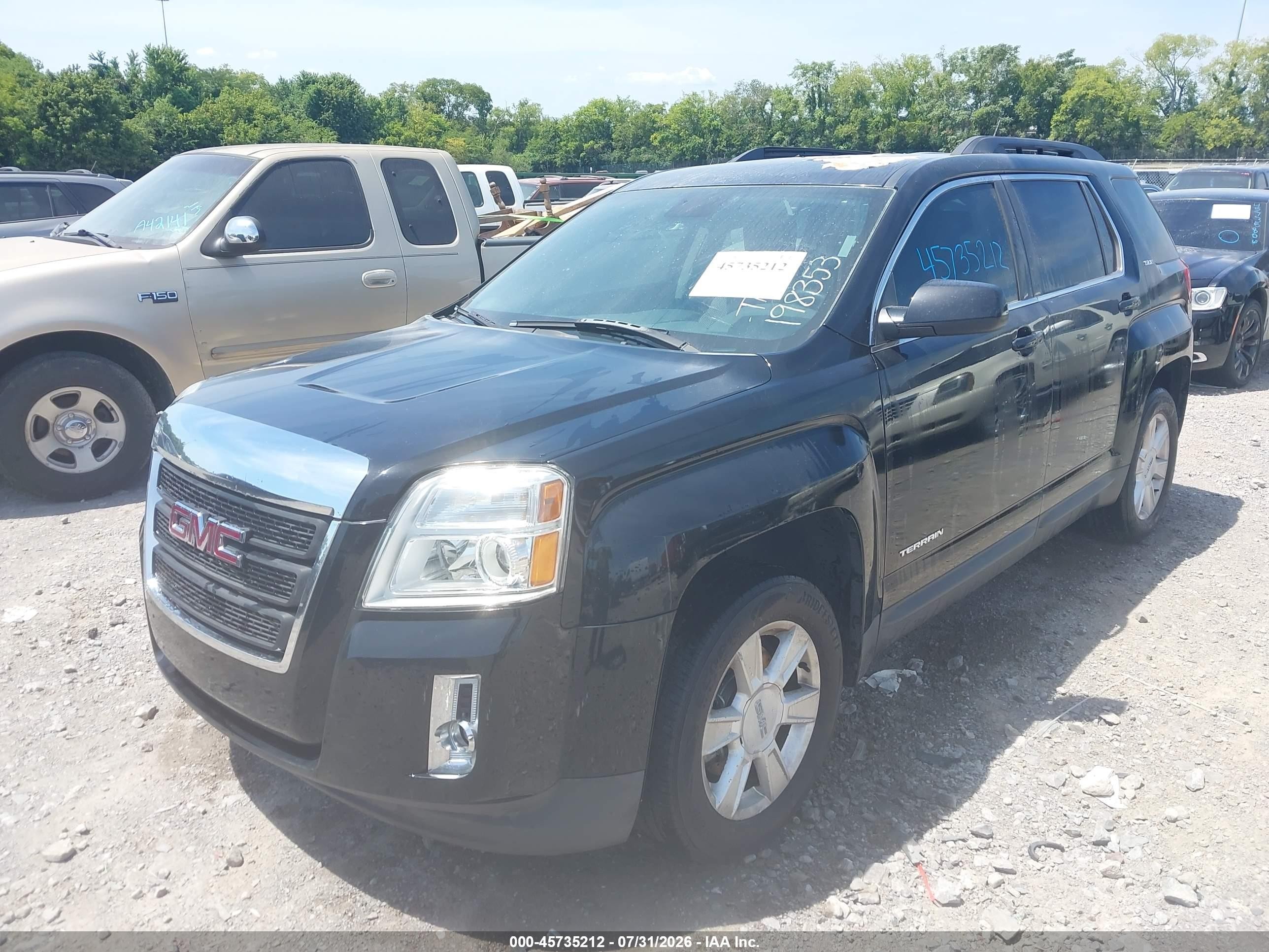 2013 Gmc Terrain Sle-2 Черный vin: 2GKALSEK7D6198353