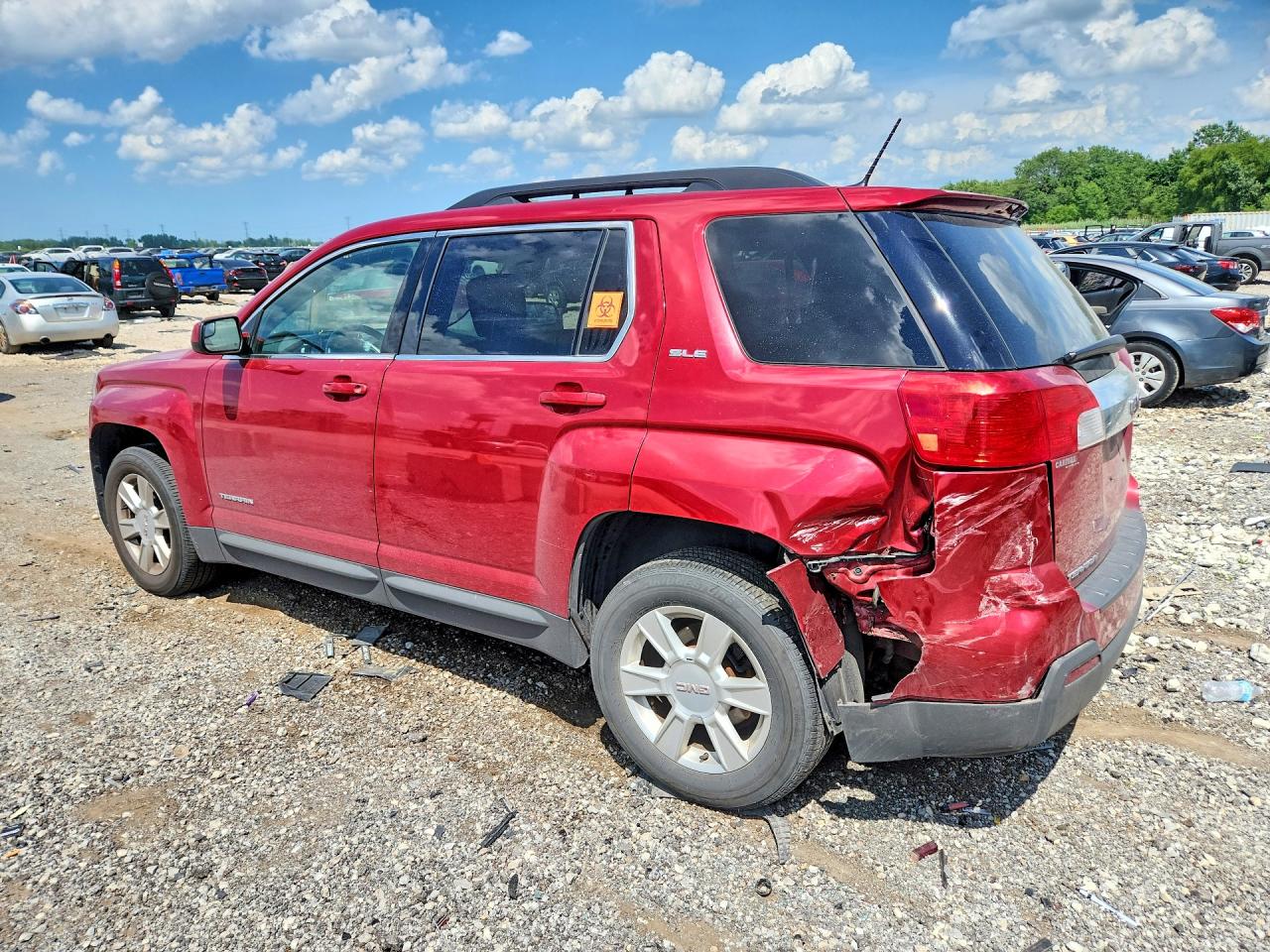 2013 Gmc Terrain Sle Red vin: 2GKALSEK7D6252833