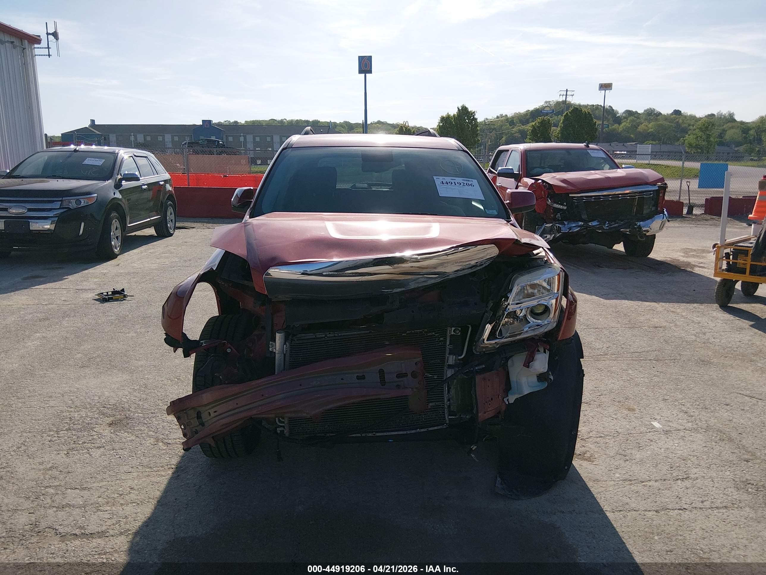 2013 Gmc Terrain Sle-2 Red vin: 2GKALSEK7D6381333