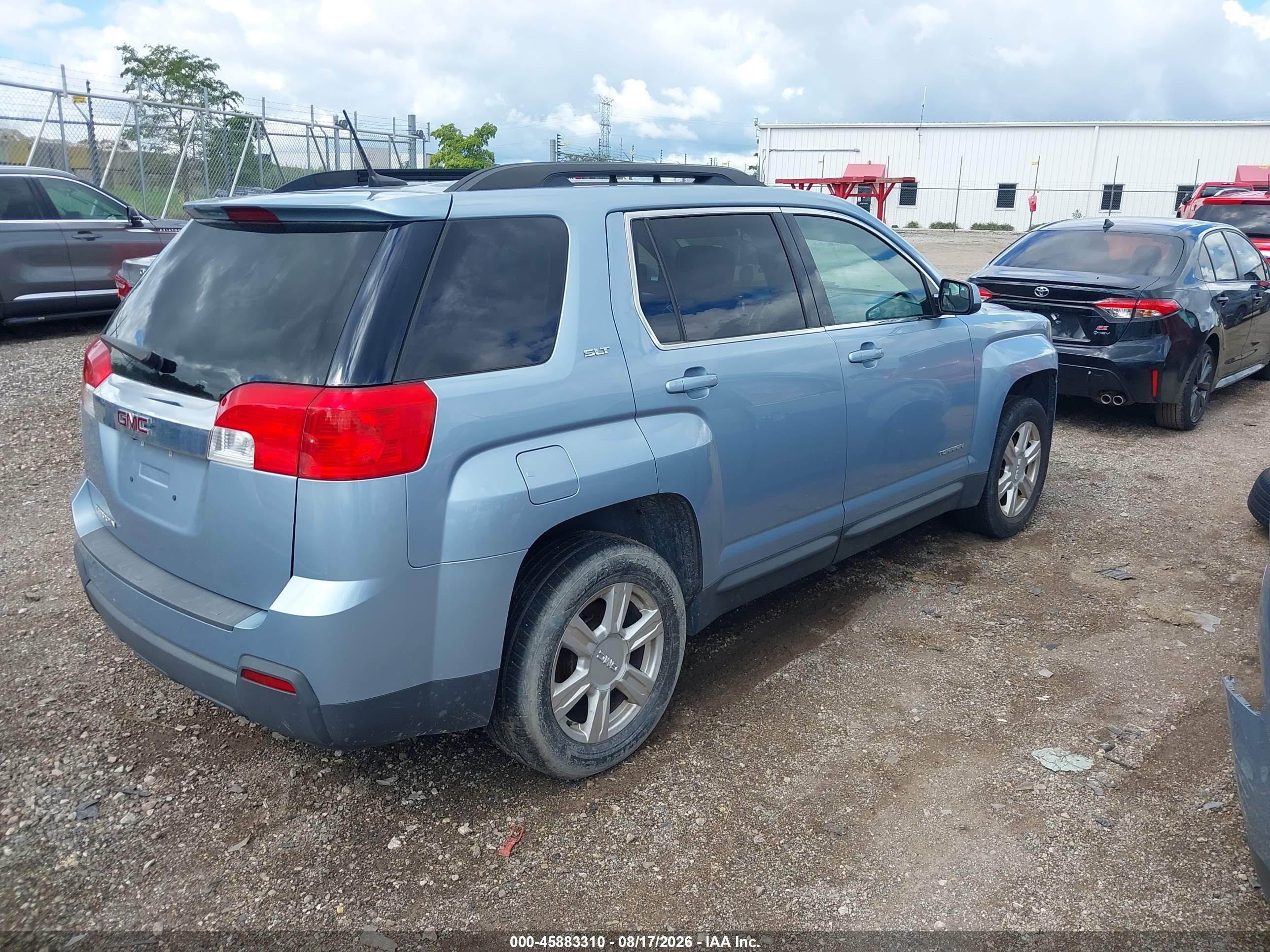 2014 Gmc Terrain Slt-1 Light Blue vin: 2GKALSEK7E6160588