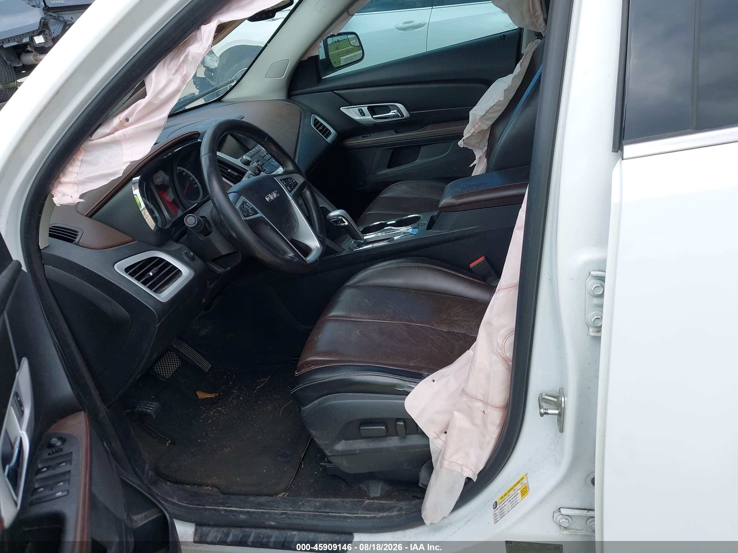 2014 Gmc Terrain Slt-1 White vin: 2GKALSEK7E6225004