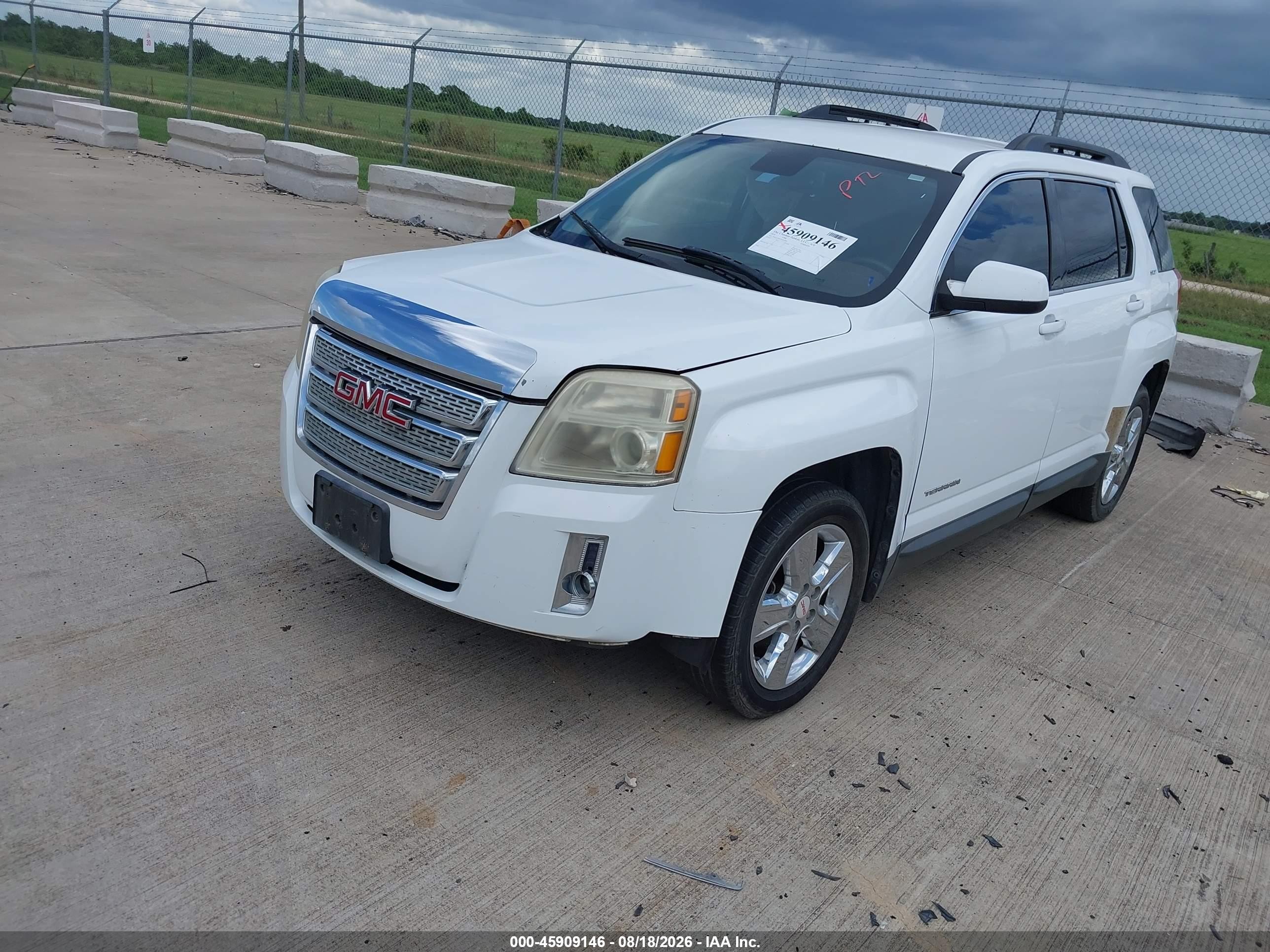 2014 Gmc Terrain Slt-1 White vin: 2GKALSEK7E6225004