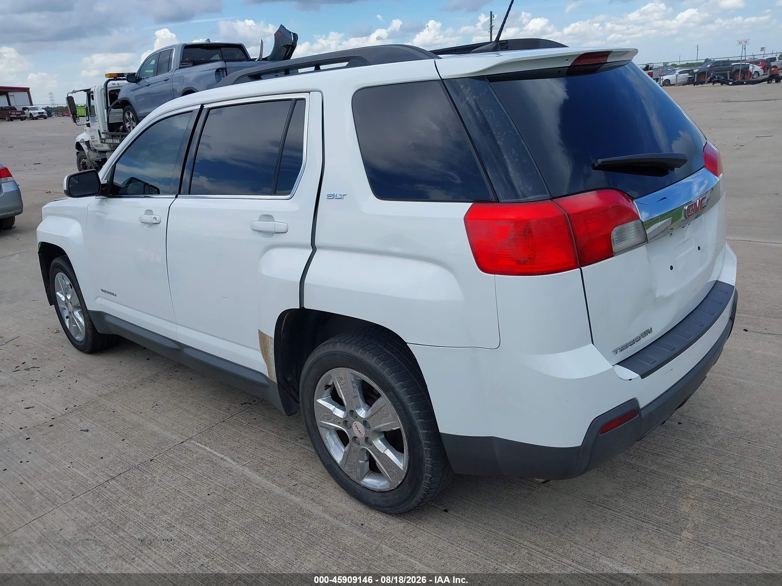 2014 Gmc Terrain Slt-1 White vin: 2GKALSEK7E6225004