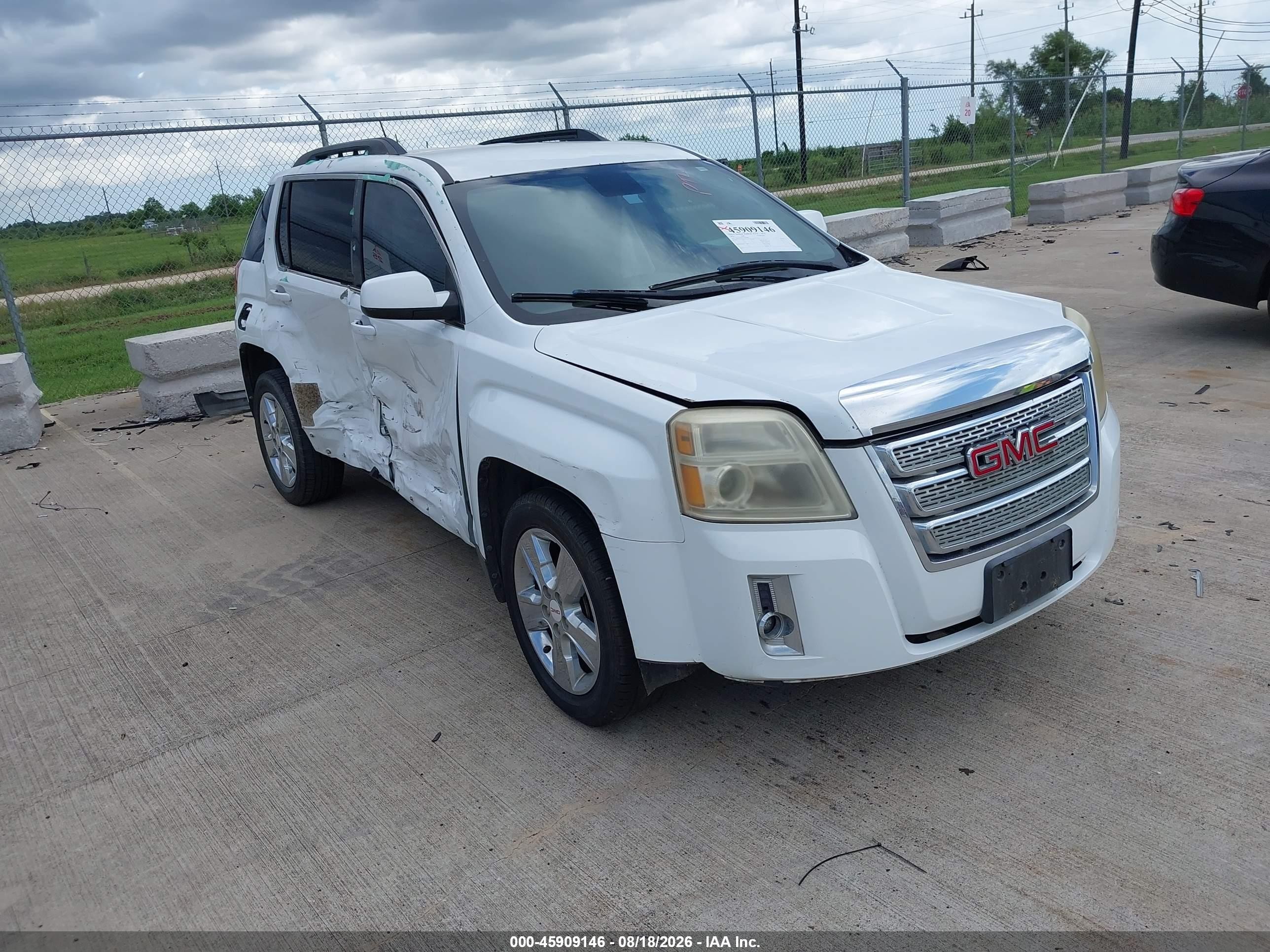2014 Gmc Terrain Slt-1 White vin: 2GKALSEK7E6225004