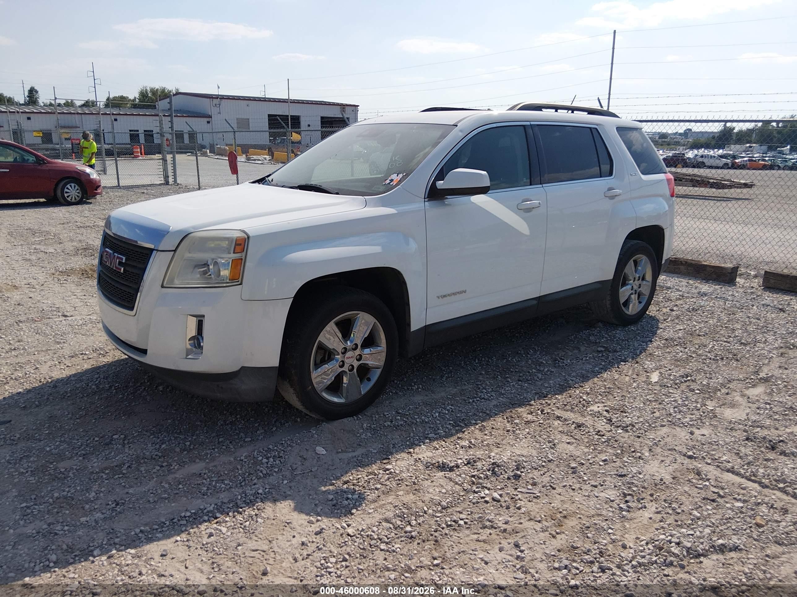 2015 Gmc Terrain Slt-1 White vin: 2GKALSEK7F6133943
