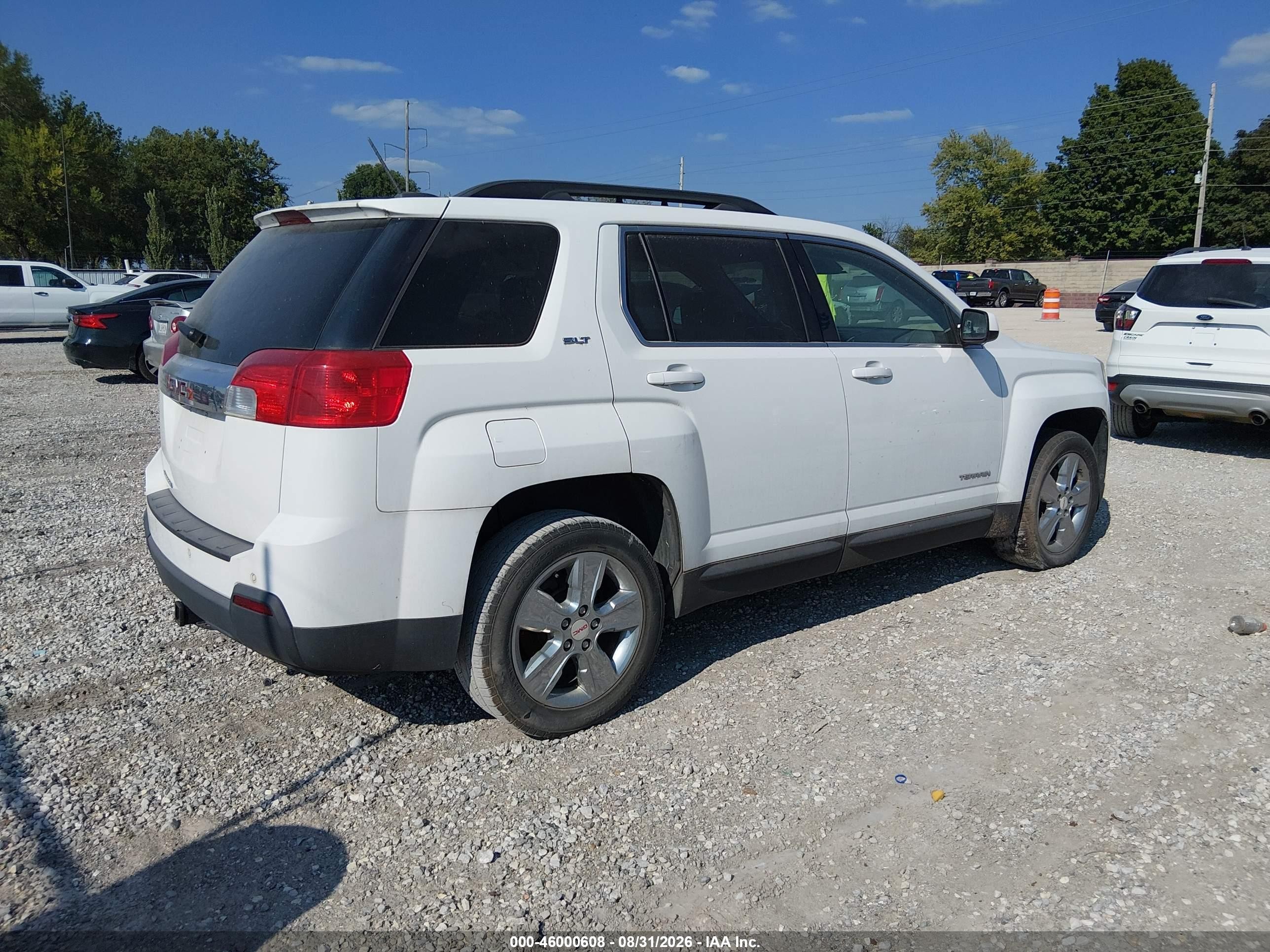 2015 Gmc Terrain Slt-1 White vin: 2GKALSEK7F6133943