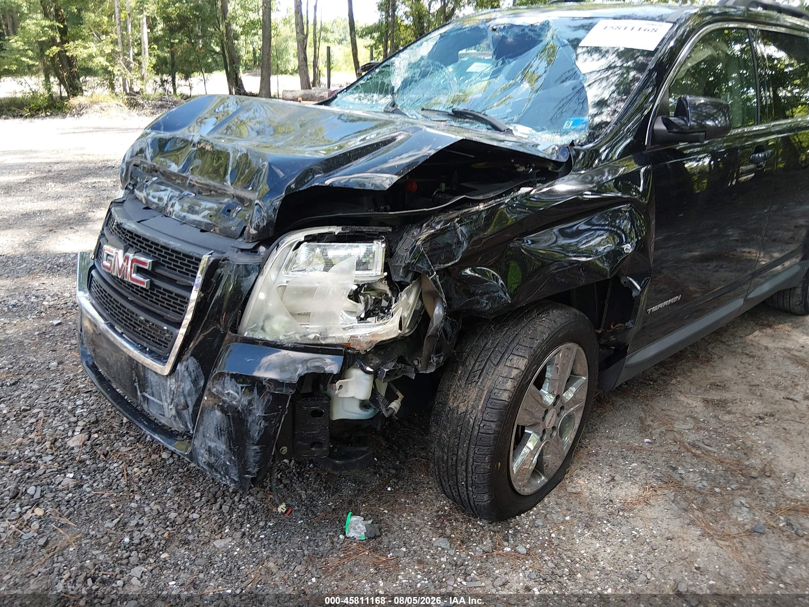 2015 Gmc Terrain Slt-1 Black vin: 2GKALSEK7F6212027