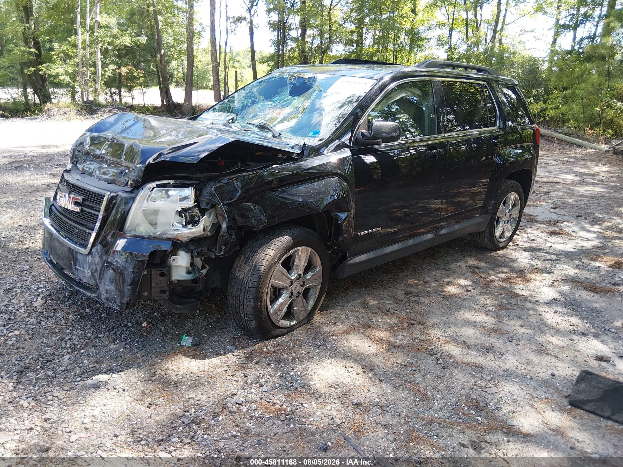2015 Gmc Terrain Slt-1 Black vin: 2GKALSEK7F6212027