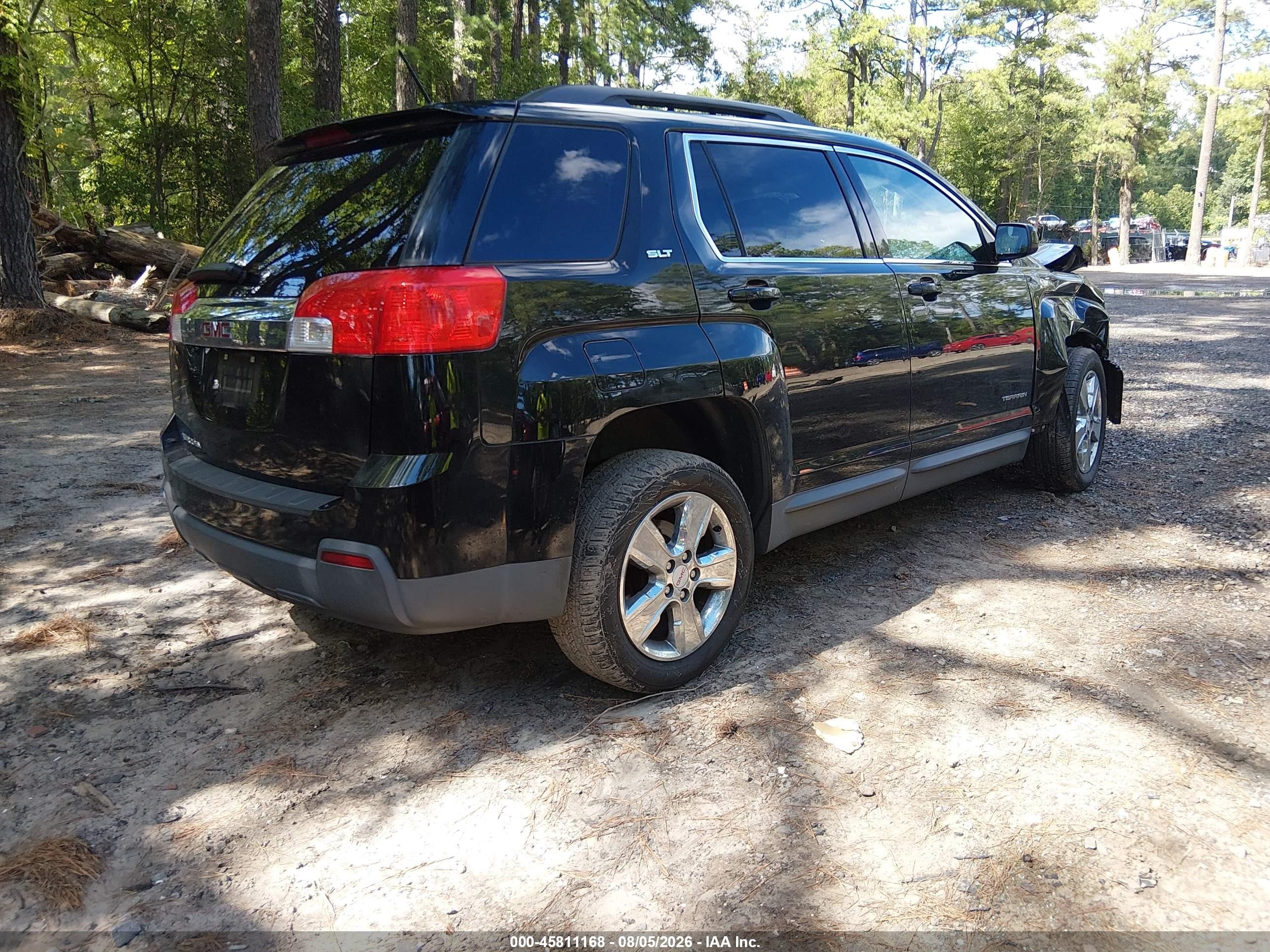 2015 Gmc Terrain Slt-1 Black vin: 2GKALSEK7F6212027