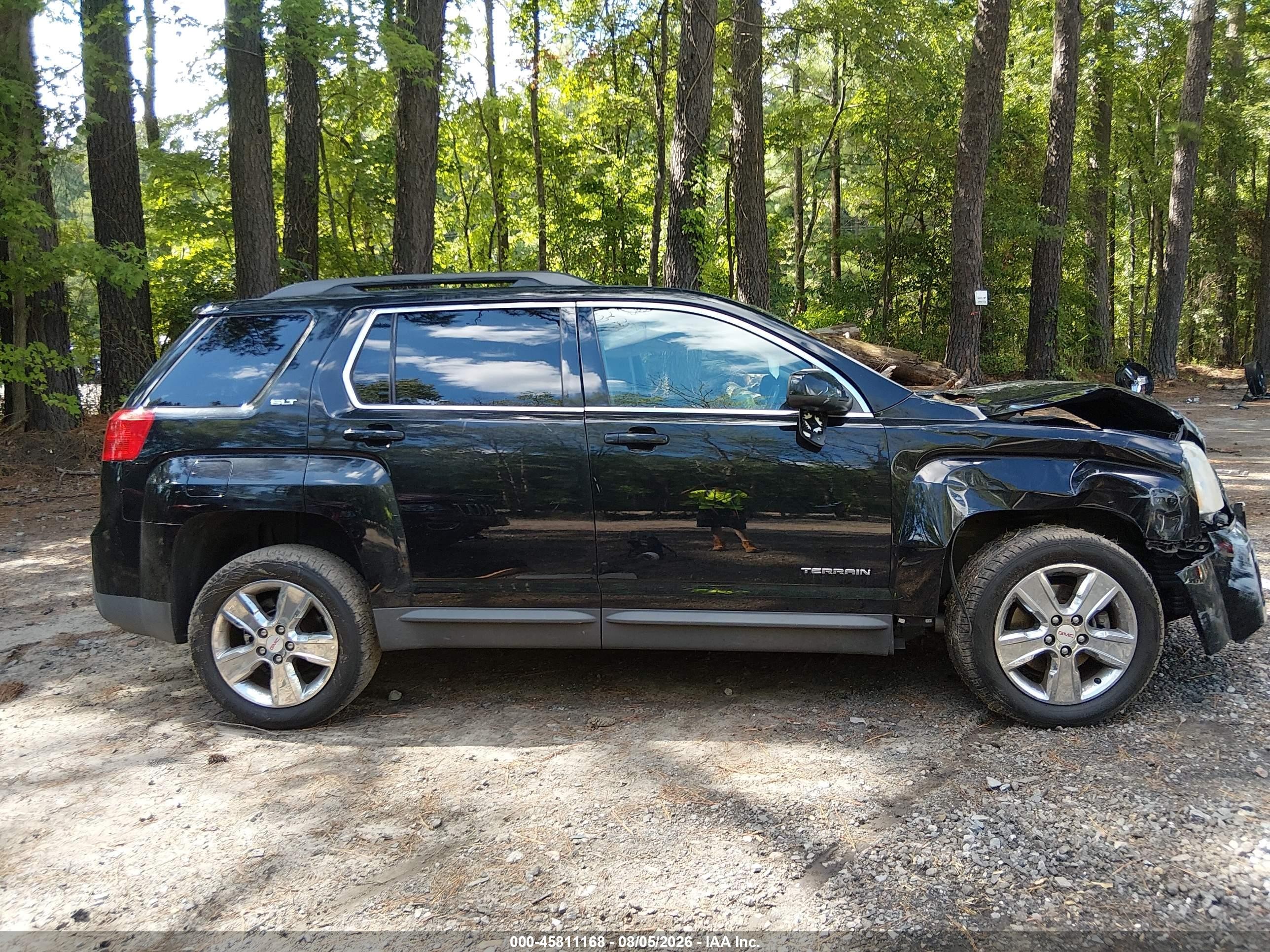 2015 Gmc Terrain Slt-1 Black vin: 2GKALSEK7F6212027