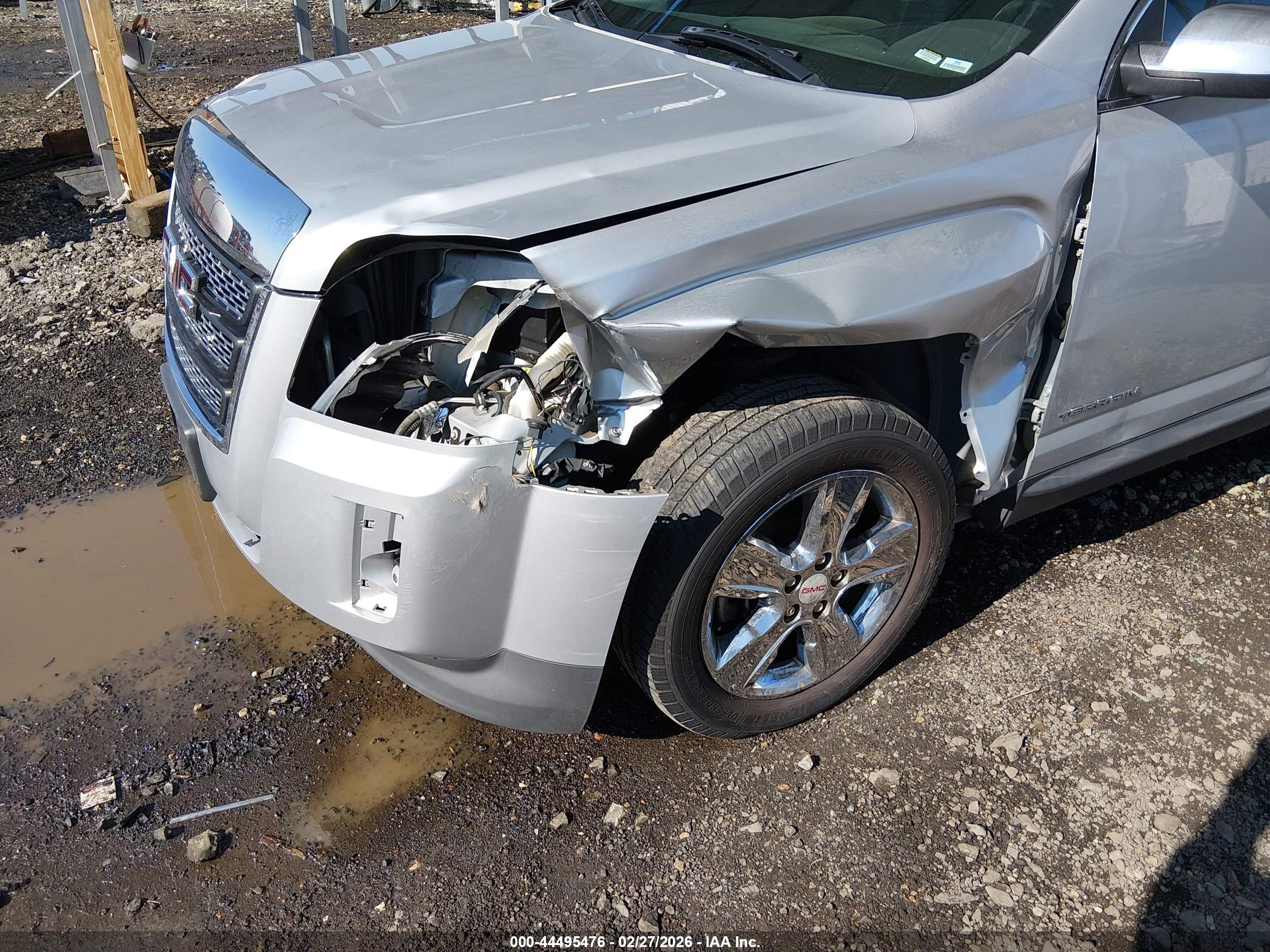 2015 Gmc Terrain Slt-1 Gray vin: 2GKALSEK7F6287892
