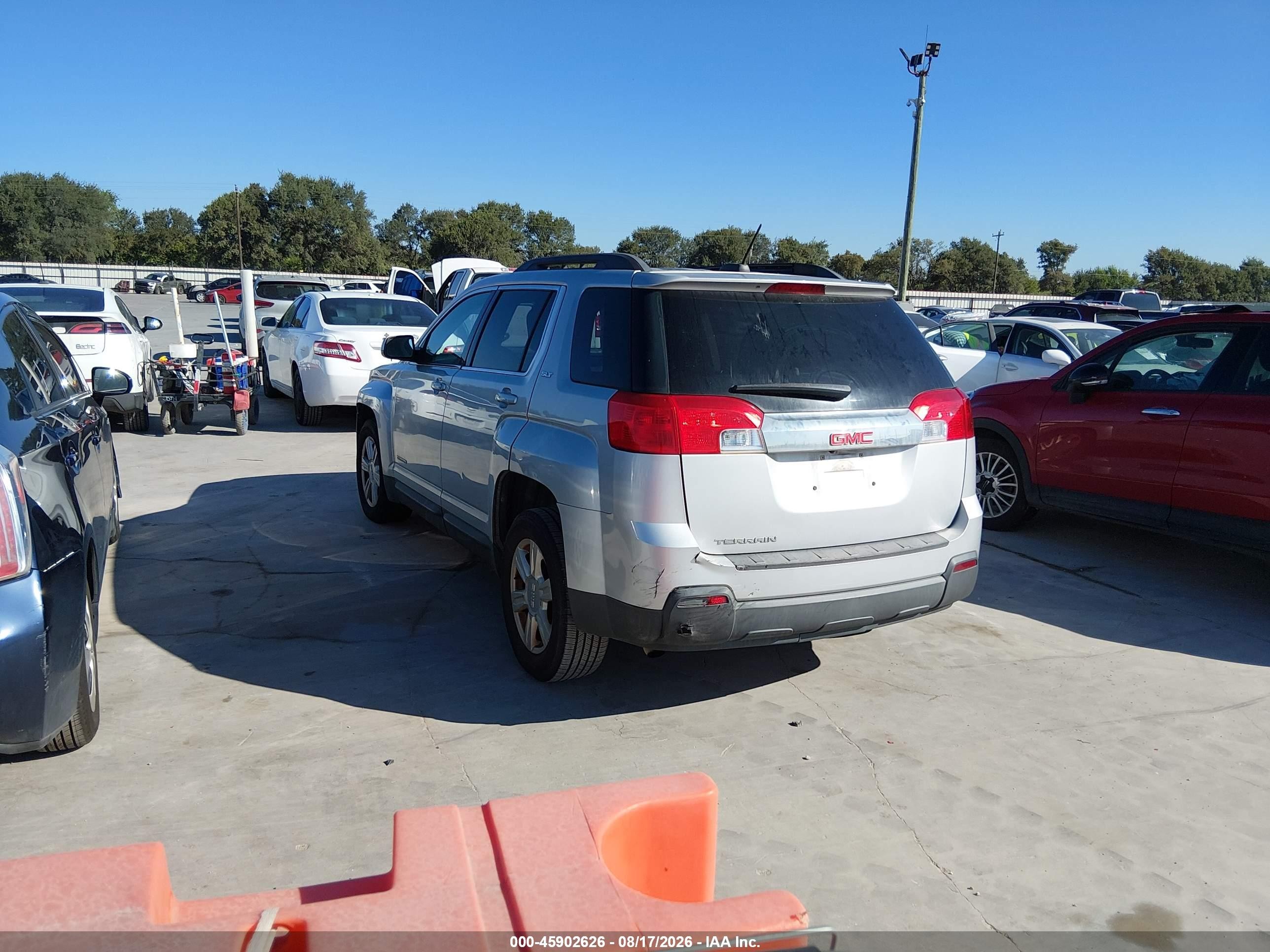 2015 Gmc Terrain Slt-1 Серебряный vin: 2GKALSEK7F6438956