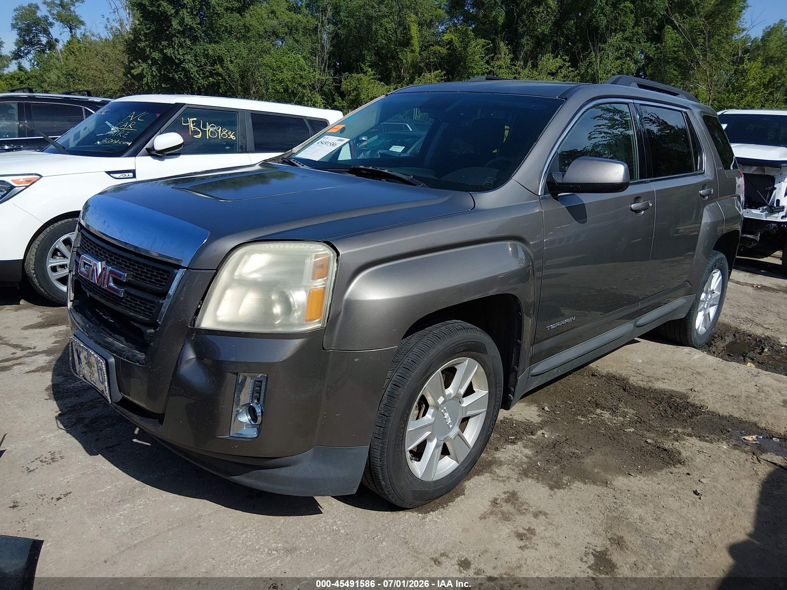 2012 Gmc Terrain Sle-2 Brown vin: 2GKALSEK8C6380366