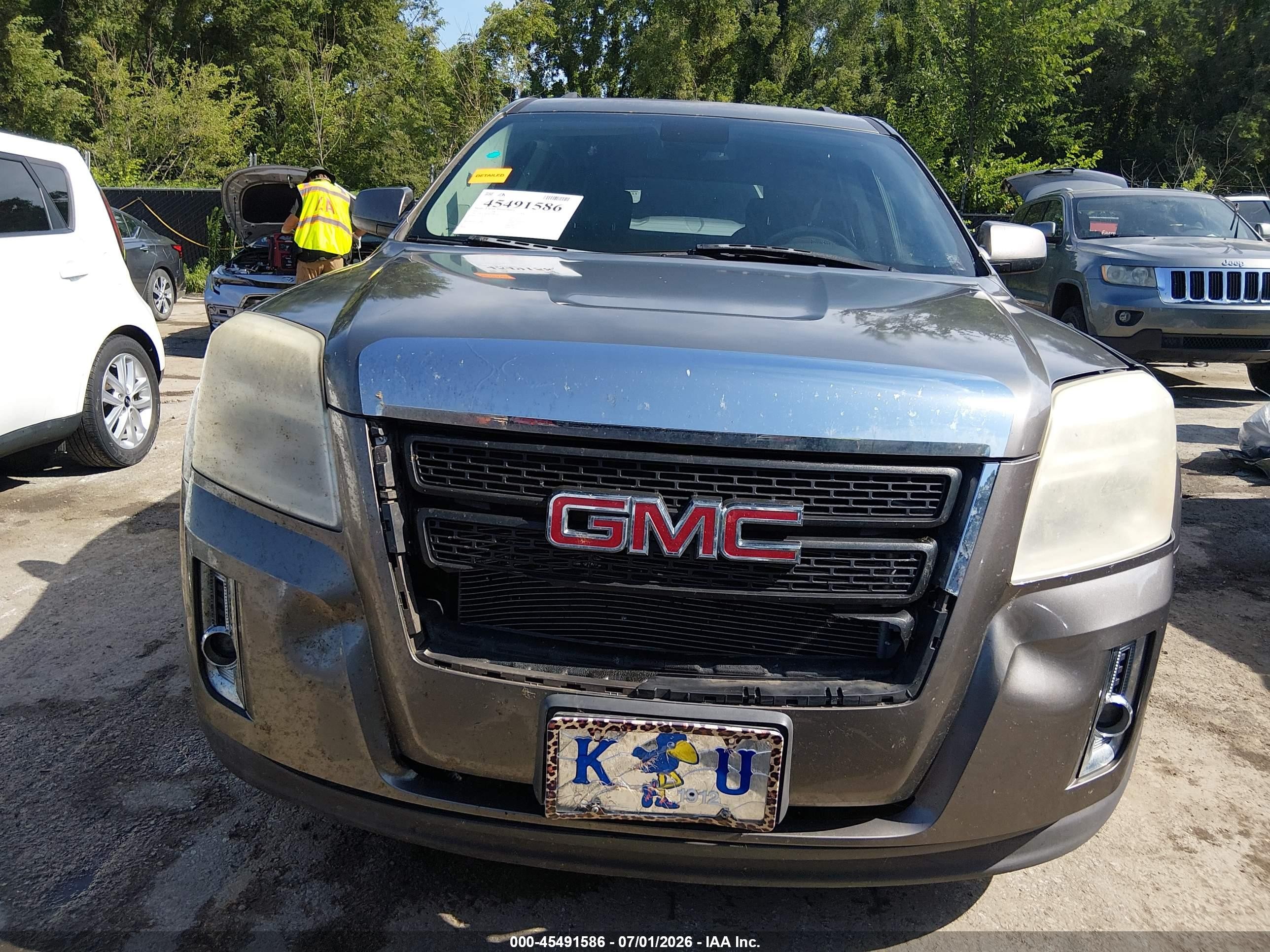 2012 Gmc Terrain Sle-2 Brown vin: 2GKALSEK8C6380366