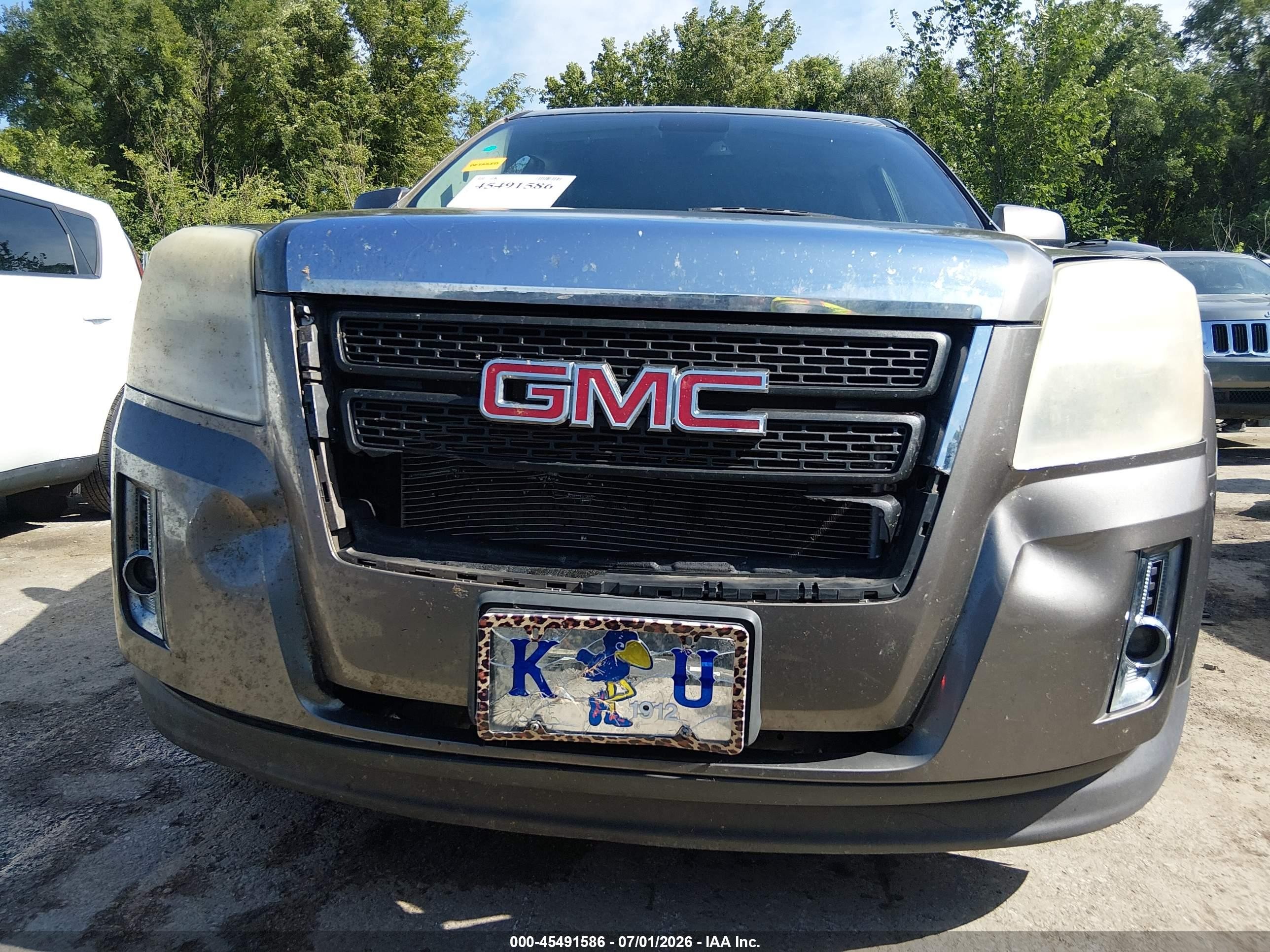 2012 Gmc Terrain Sle-2 Brown vin: 2GKALSEK8C6380366