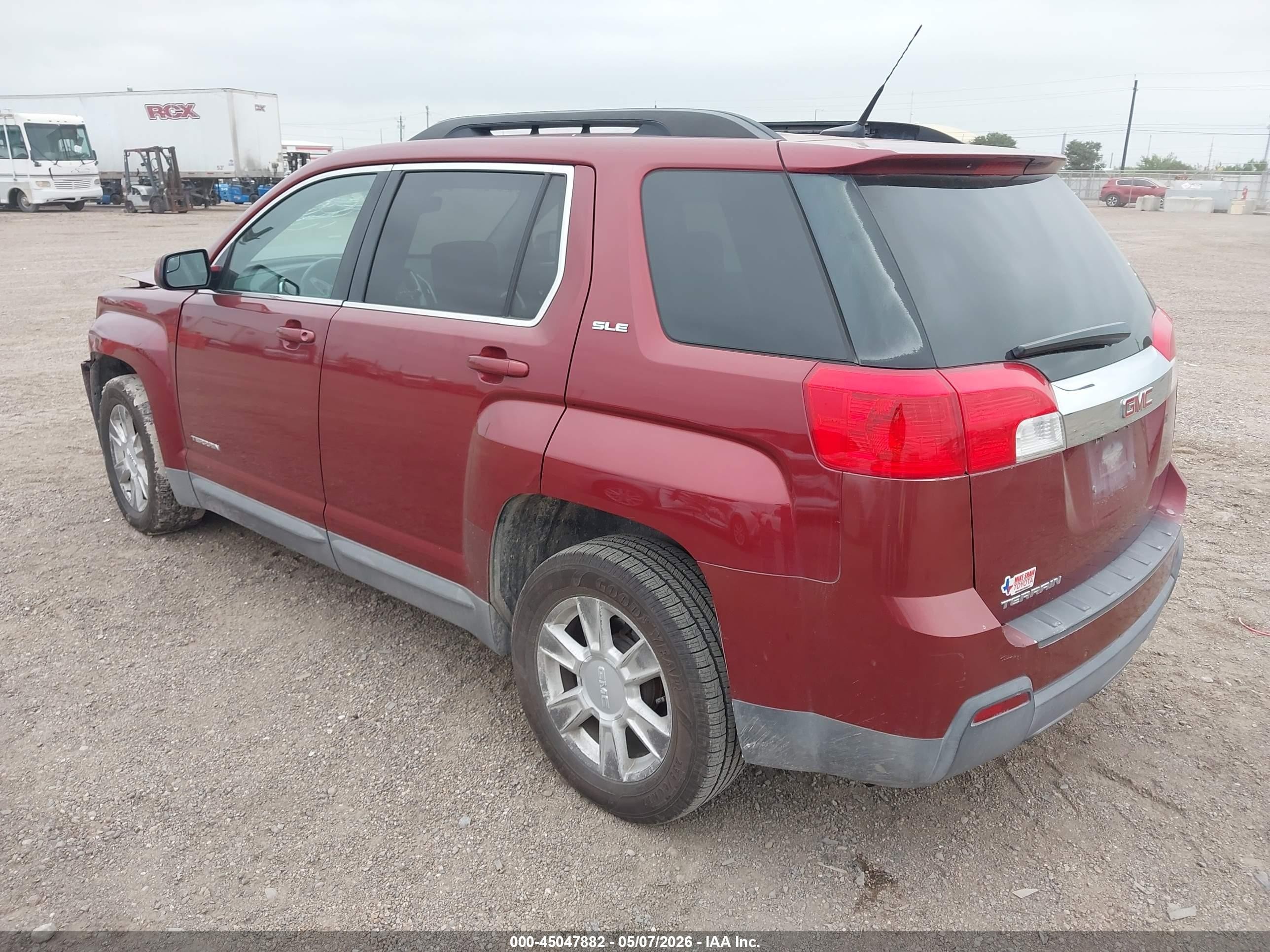 2012 Gmc Terrain Sle-2 Red vin: 2GKALSEK8C6389486