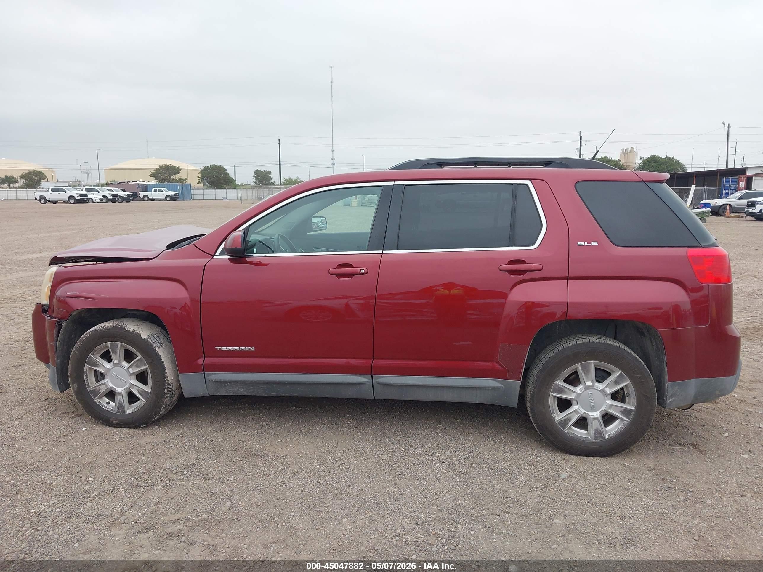 2012 Gmc Terrain Sle-2 Red vin: 2GKALSEK8C6389486