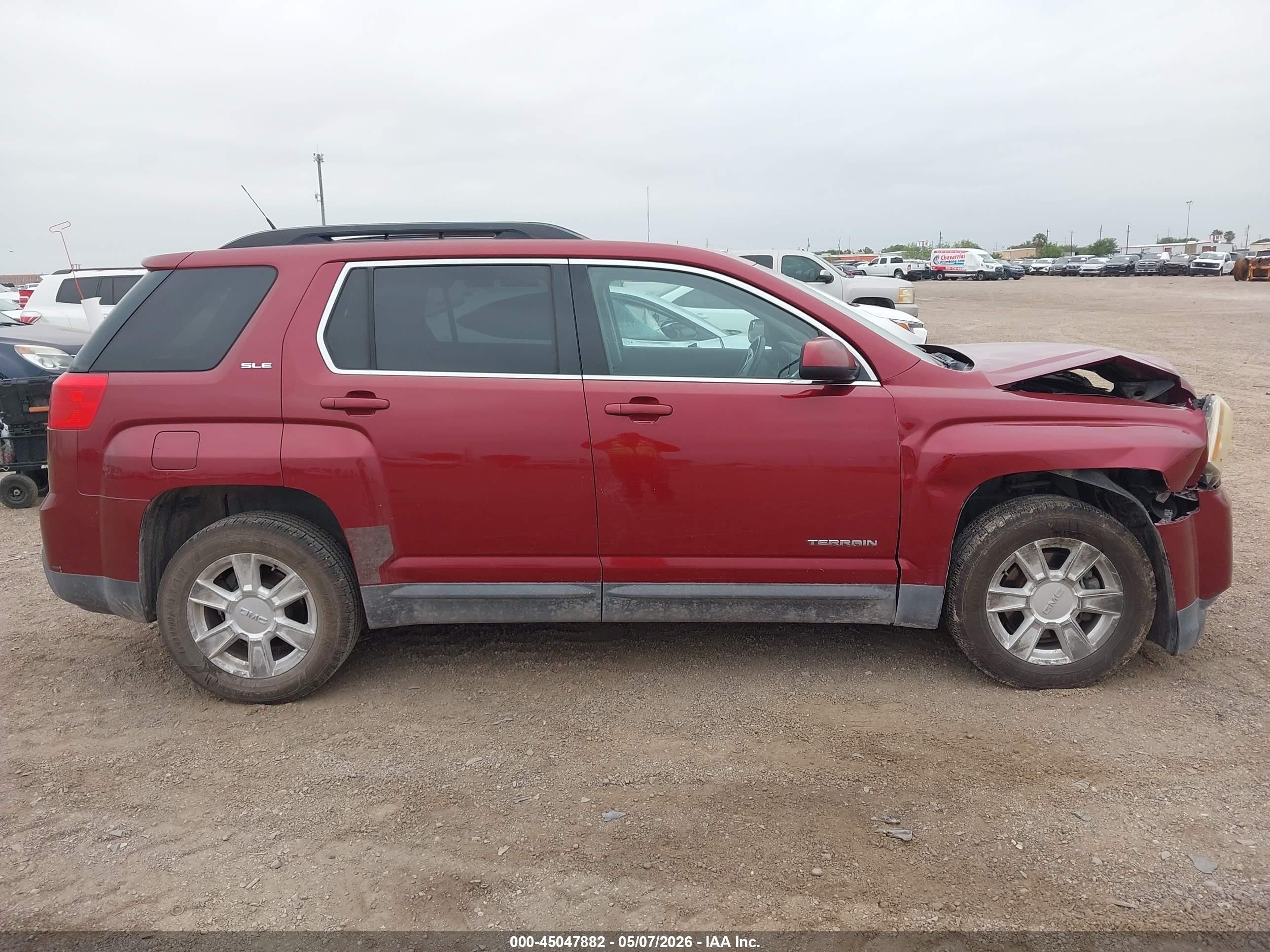 2012 Gmc Terrain Sle-2 Red vin: 2GKALSEK8C6389486