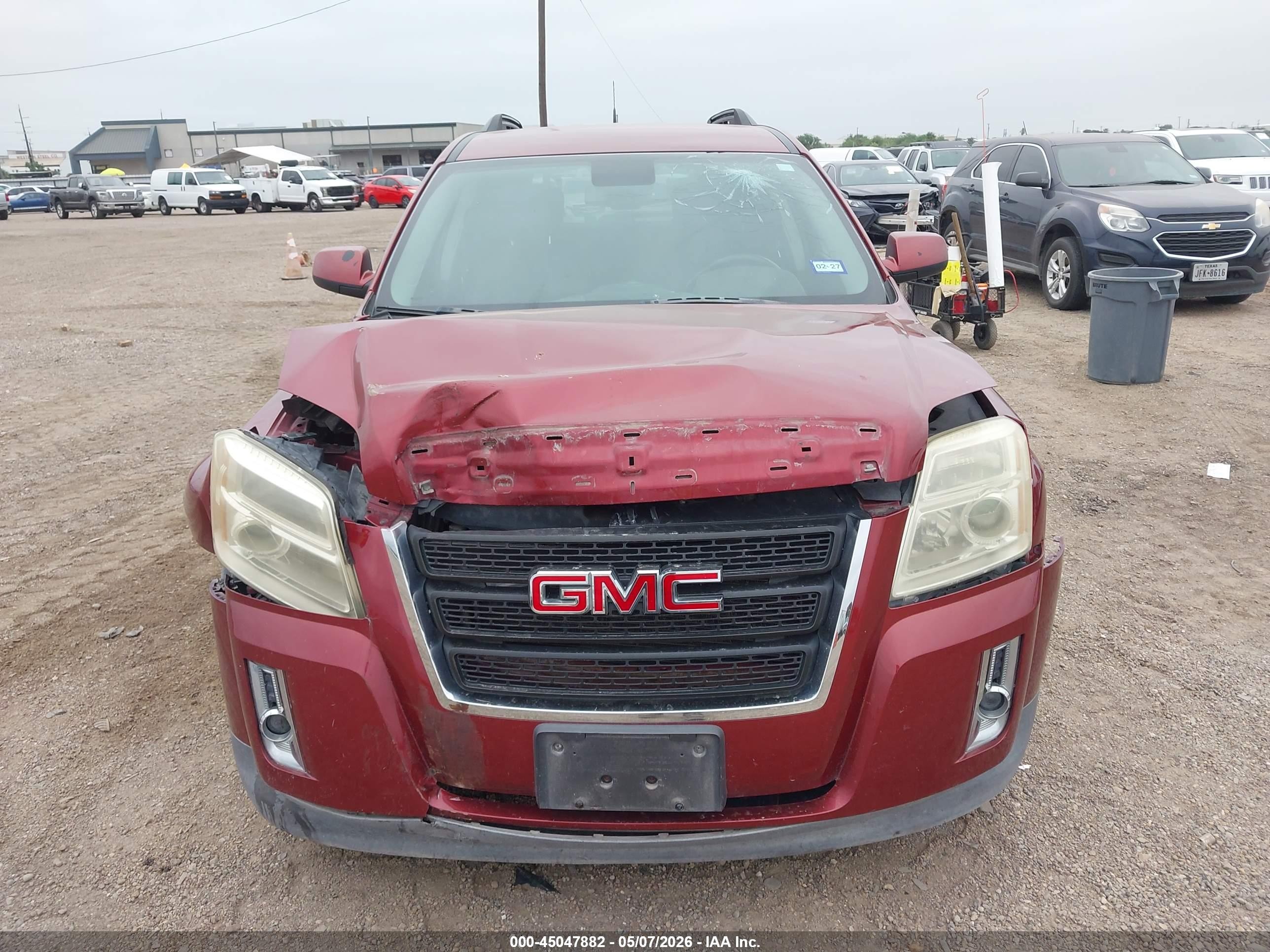 2012 Gmc Terrain Sle-2 Red vin: 2GKALSEK8C6389486