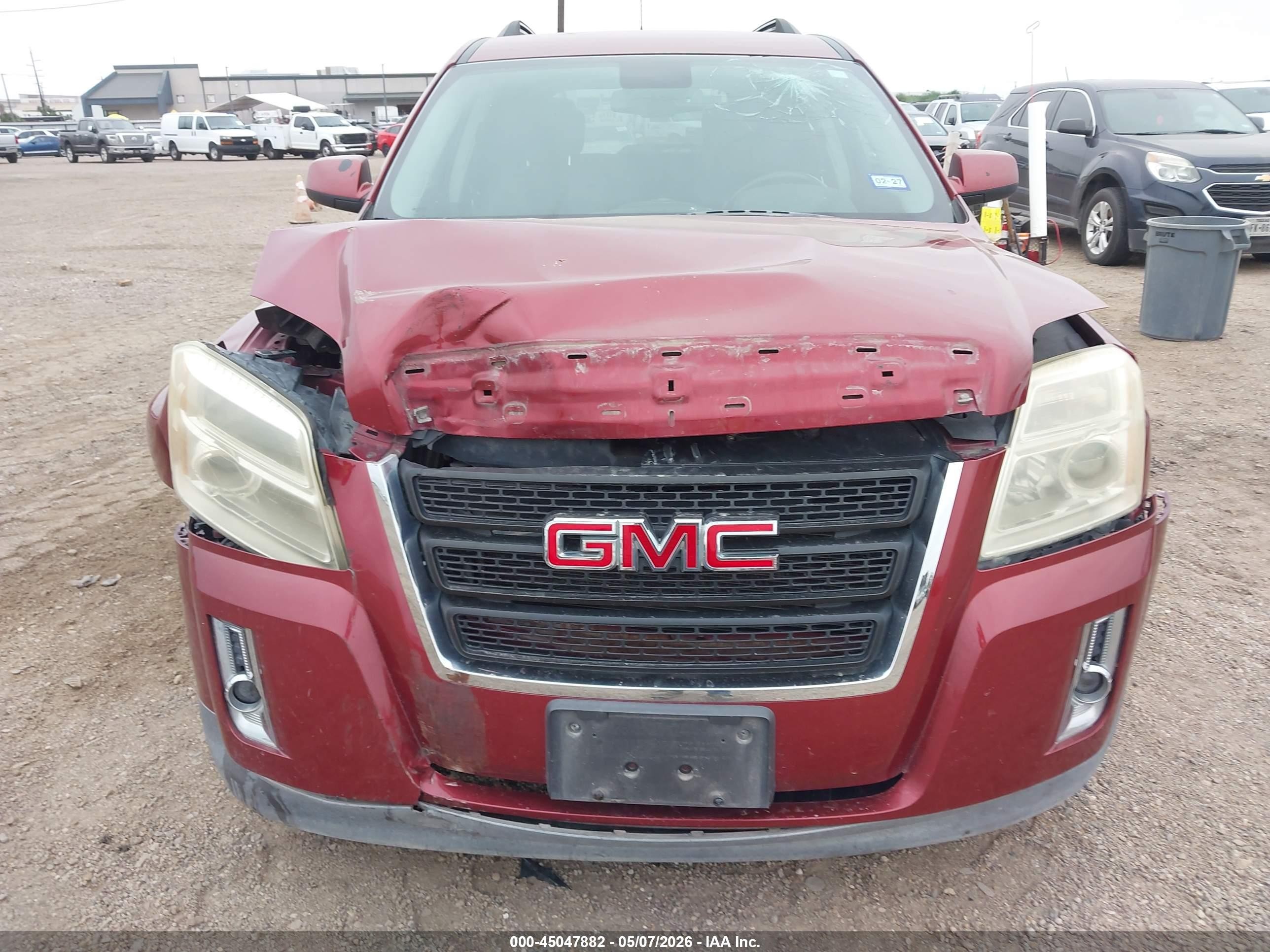 2012 Gmc Terrain Sle-2 Red vin: 2GKALSEK8C6389486